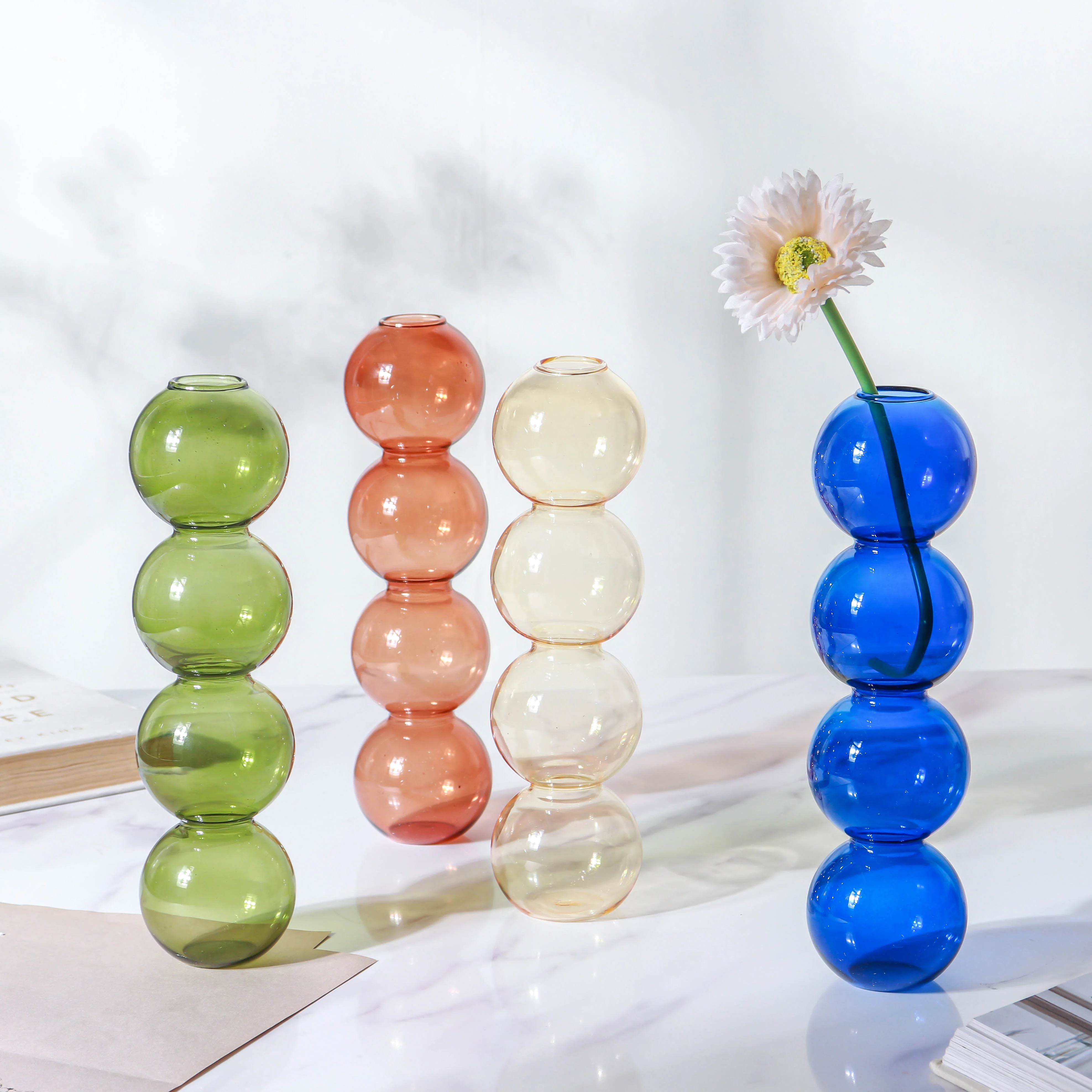 Four Bubbles Glass Vase - Image 22