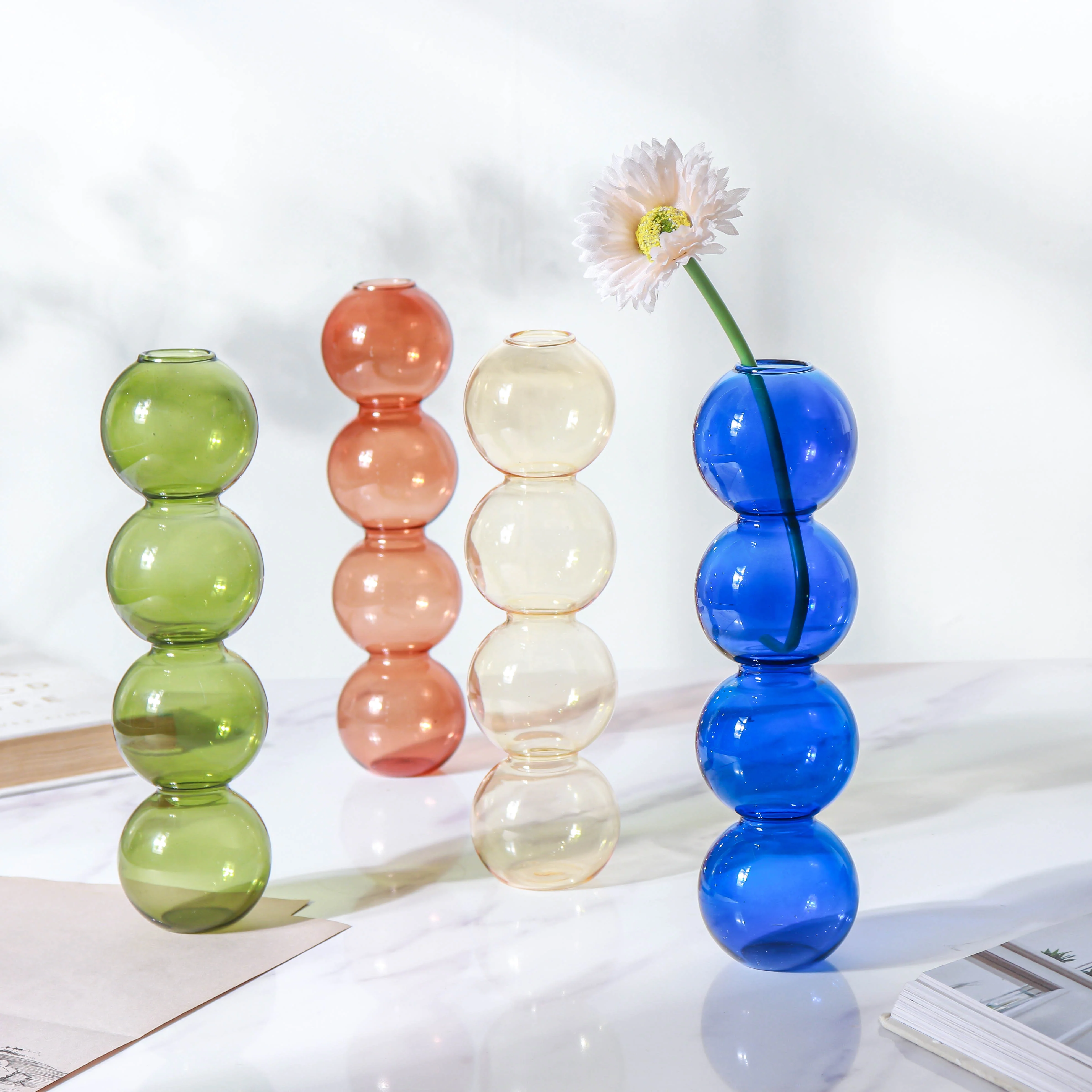 Four Bubbles Glass Vase - Image 4