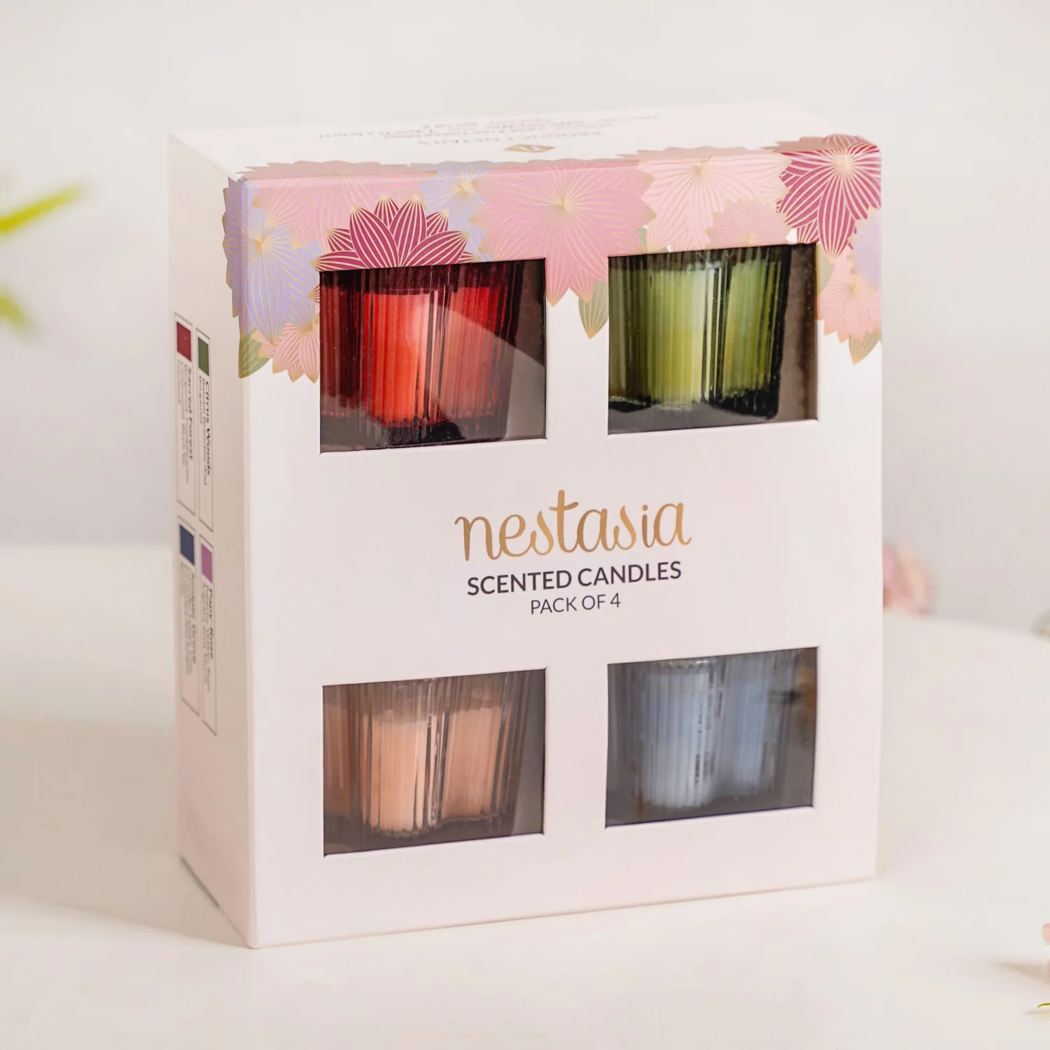 Four Seasons Of Scents Fragrant Candles Gift Set Of 4 - Image 2