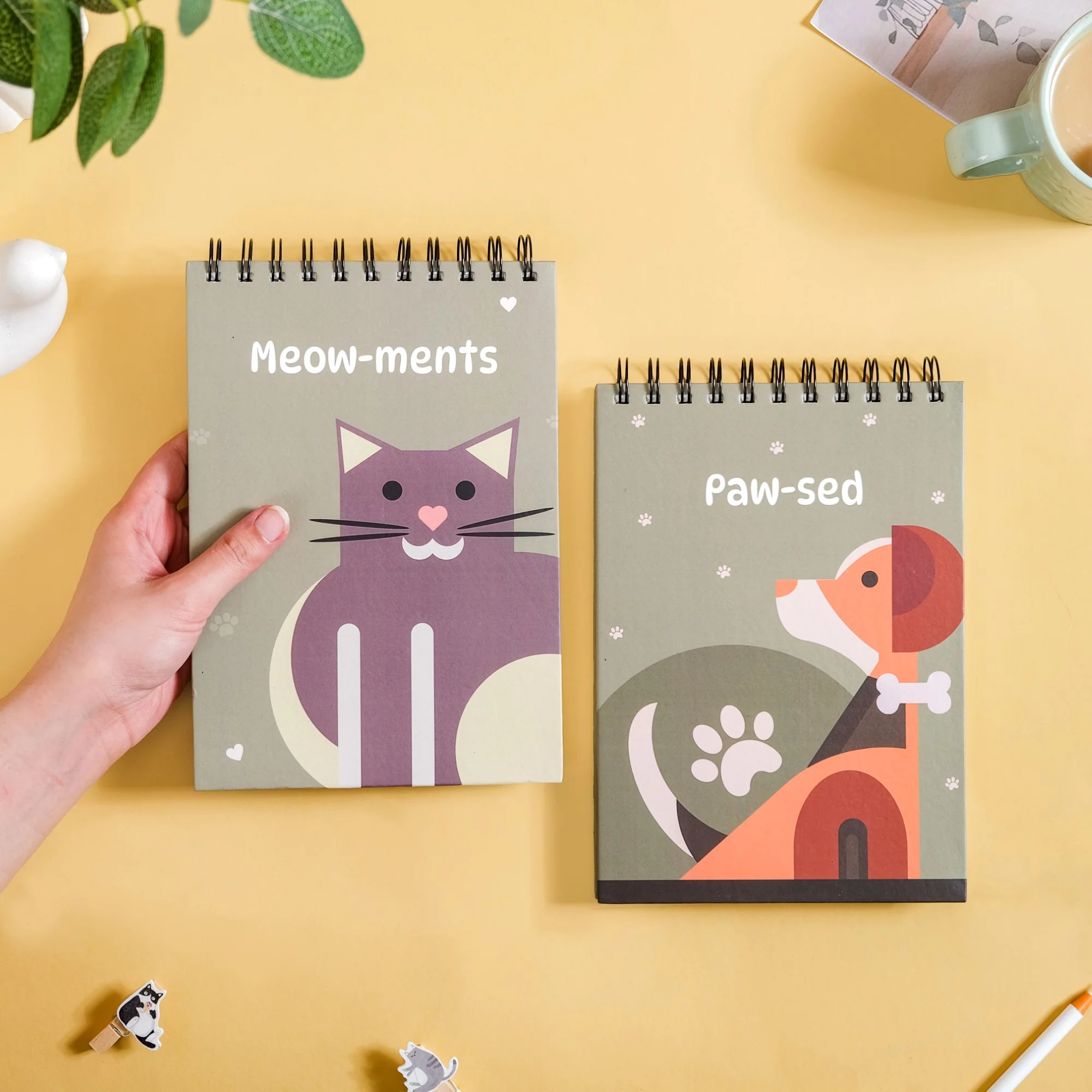 Furry Friends Spiralbound Planner Set Of 2 - Image 2