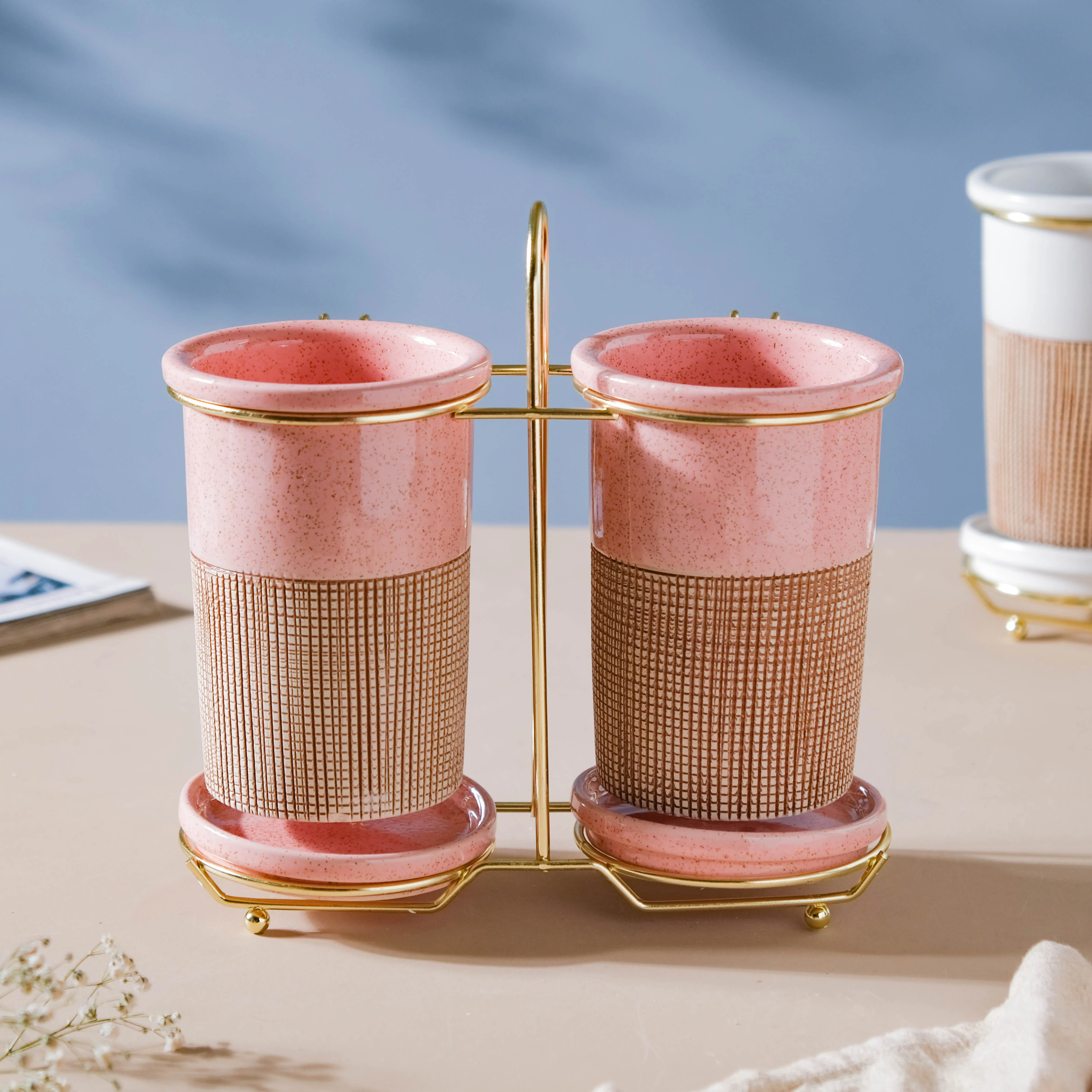 Gemini Twin Tumbler Set Of 2 Pink - Image 3