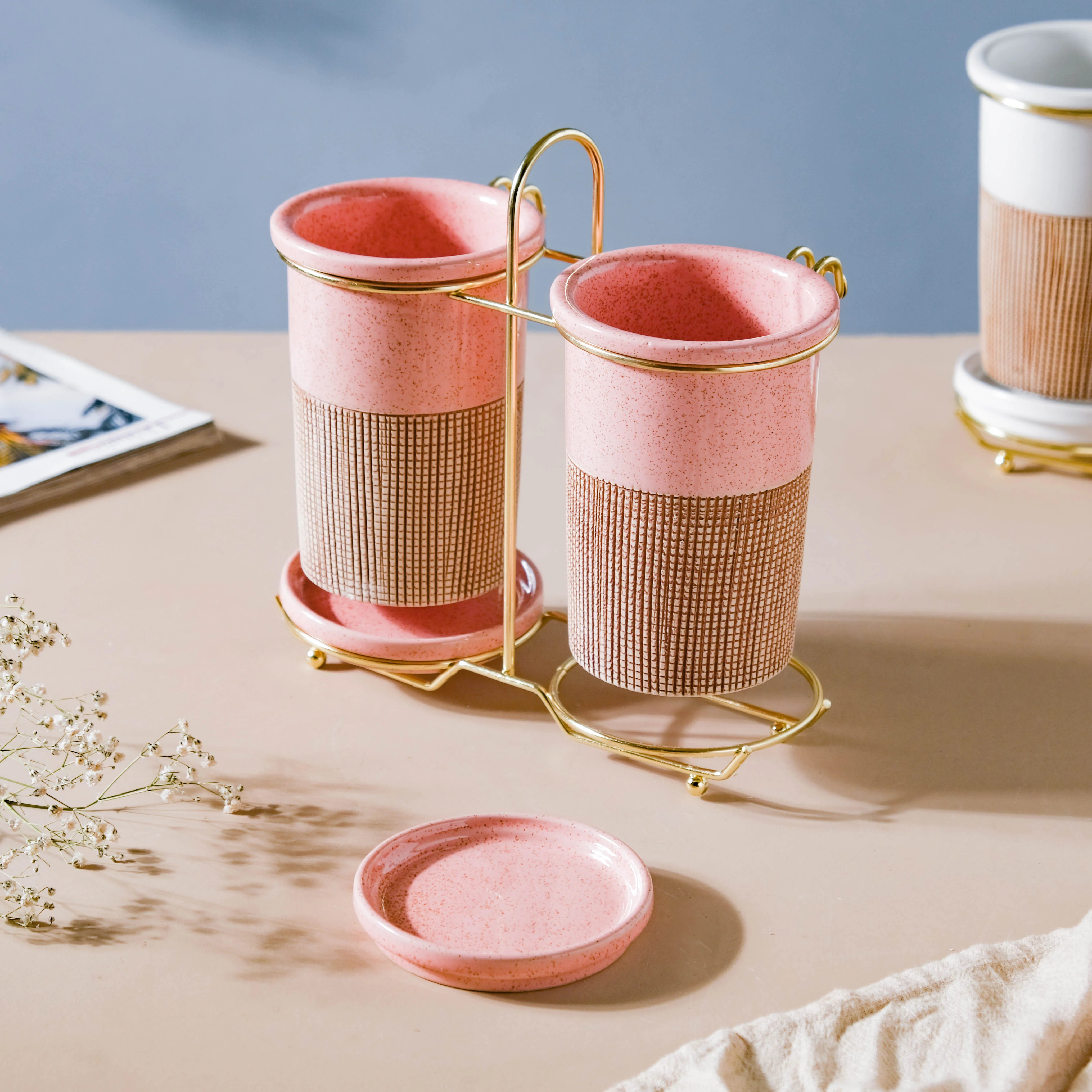 Gemini Twin Tumbler Set Of 2 Pink - Image 8