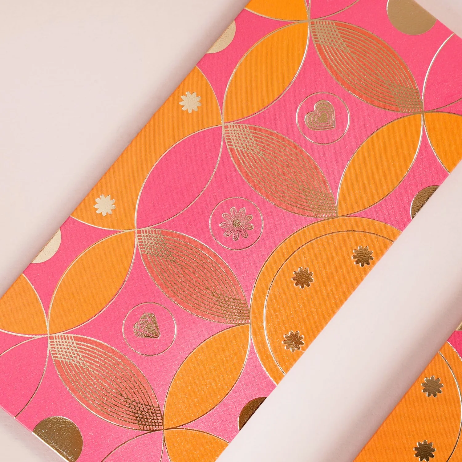 Geometric Luxury Shagun Envelope For Birthdays Set Of 12 Hot Pink - Image 7