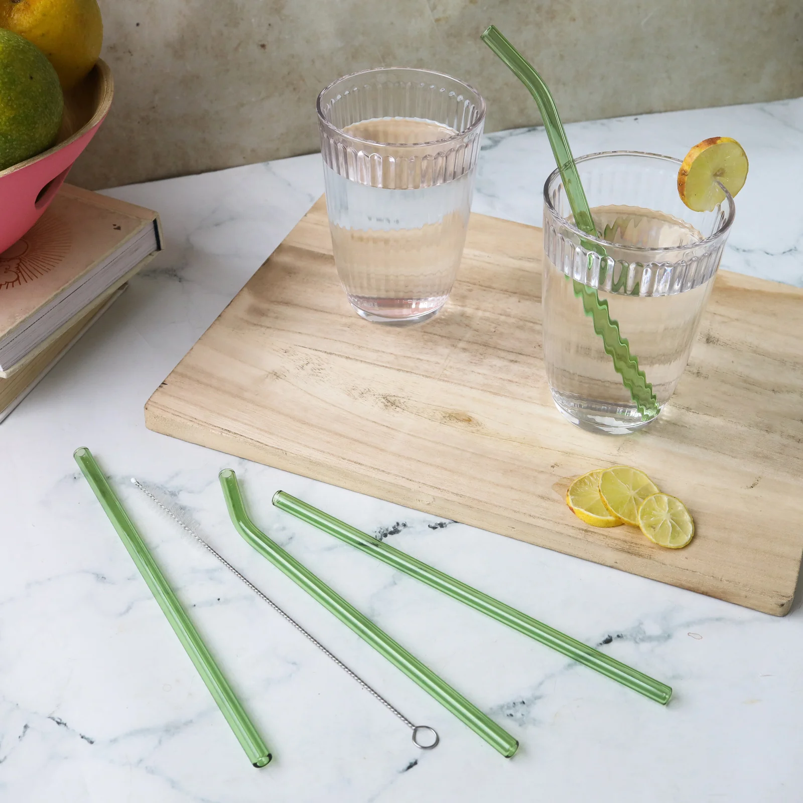 Glass Drinking Straw Set of 4 - Image 17