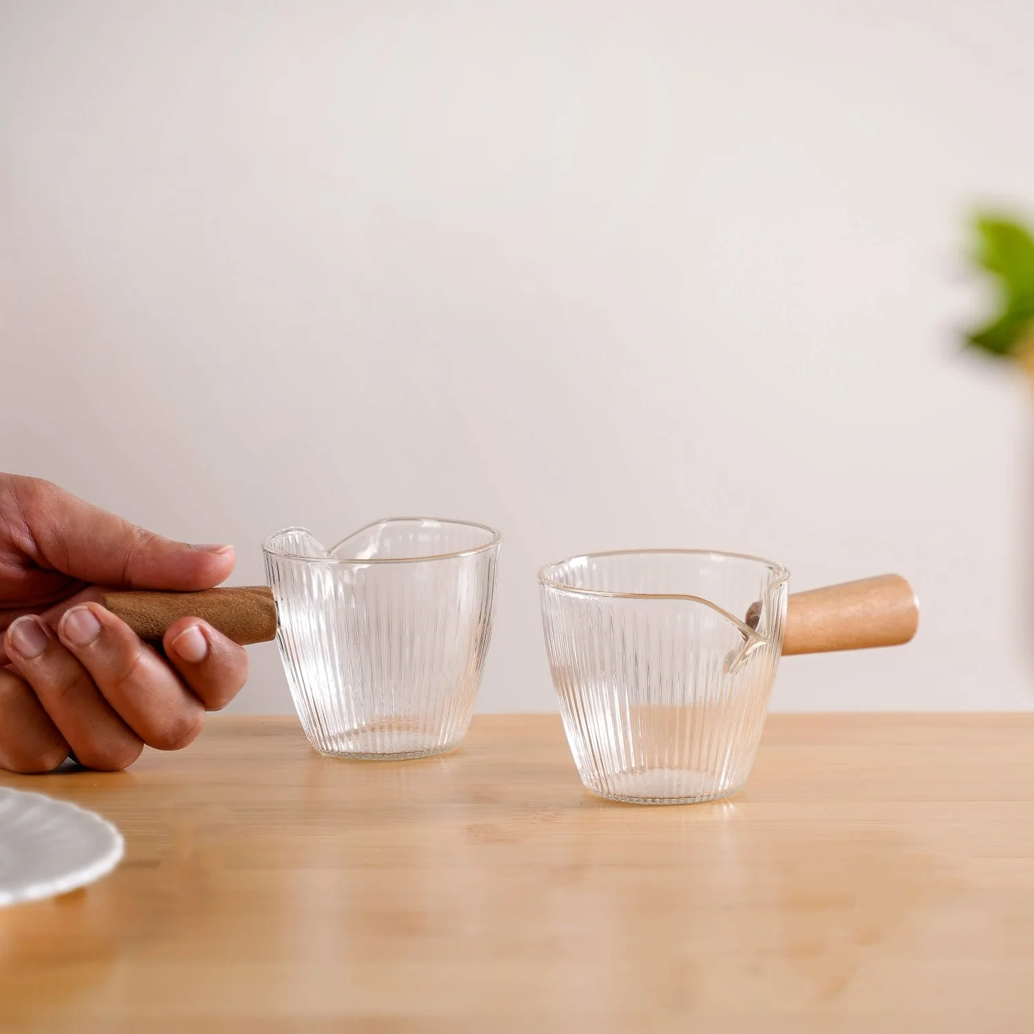 Glass Flavouring Saucer Set Of 2 120ml - Image 2