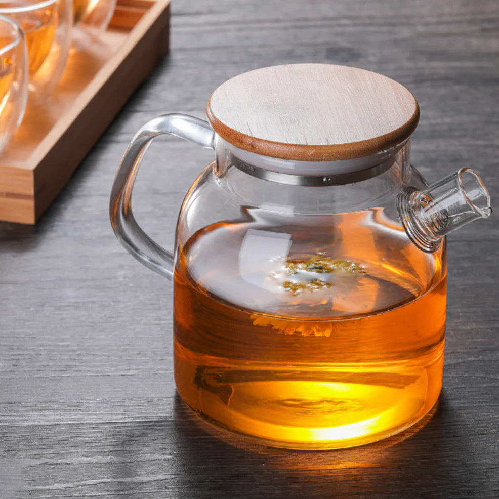 Glass Kettle With Double Wall Tea Cups - Image 11