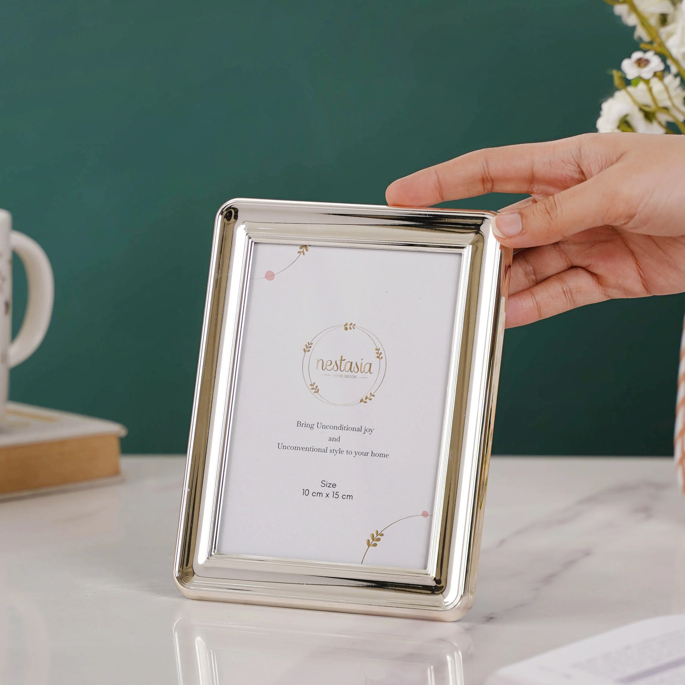 Glazed Silver Photo Frame - Image 3