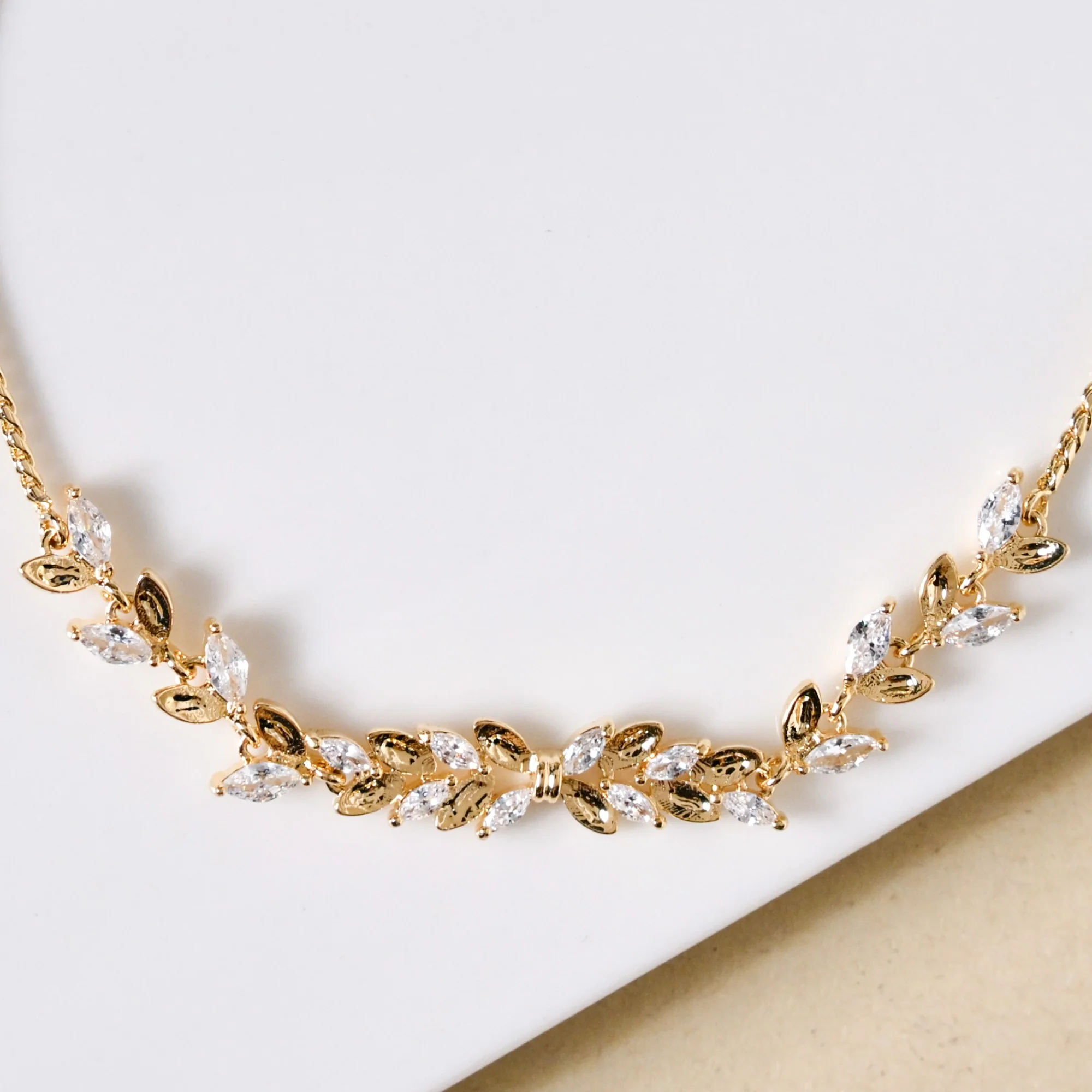 Gold Leafline Sliding Knot Bracelet - Image 5