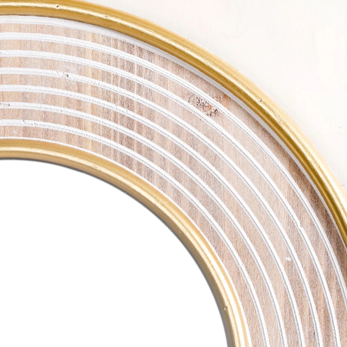 Gold Metal Framed Modern Wall Mirror 24x13 Inch - Image 10