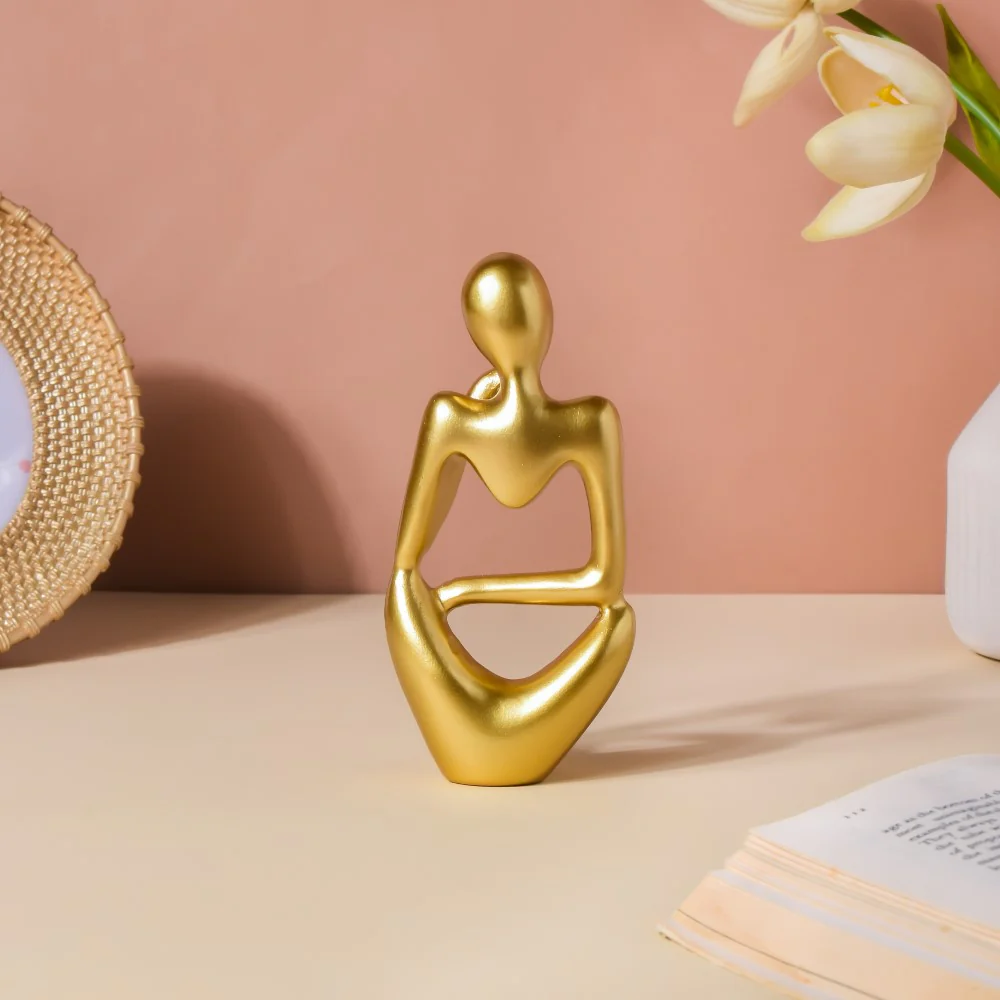 Gold Sitting Showpiece Thinking - Image 5