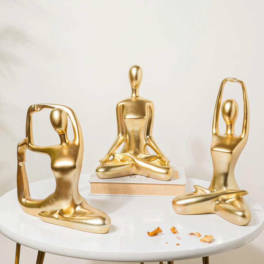 Gold Yoga Showpiece - Image 5