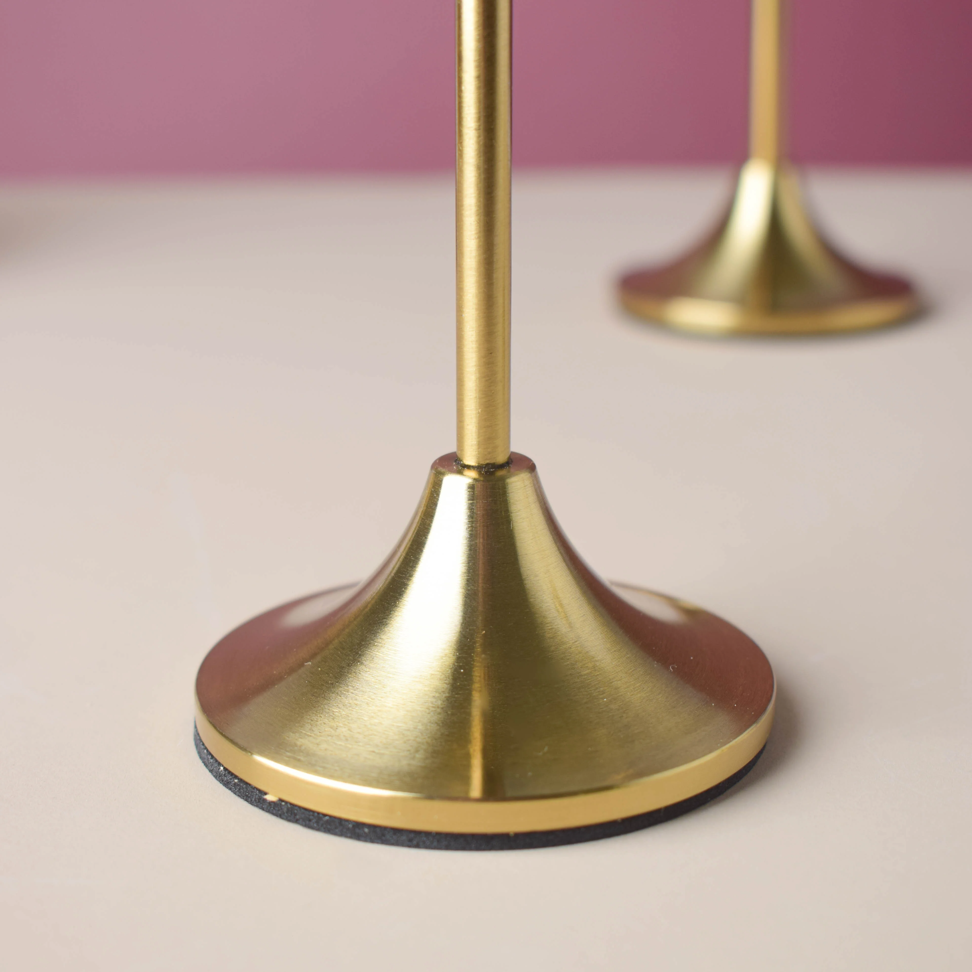 Golden Candle Stand Set Of 3 - Image 8