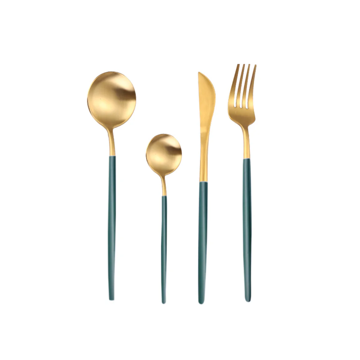 Golden Flatware Set - Image 16