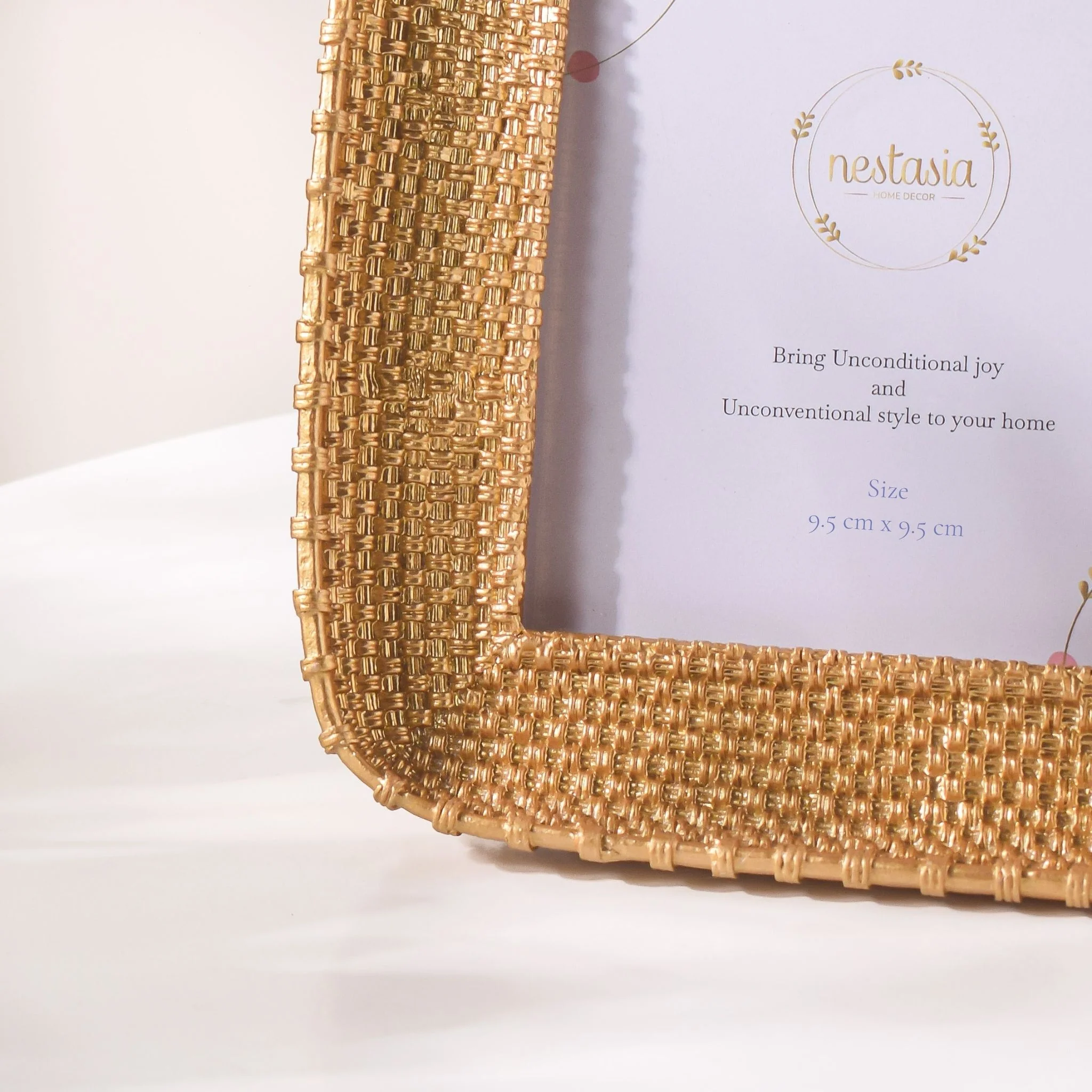 Golden Glam Square Photo Frame - Image 3