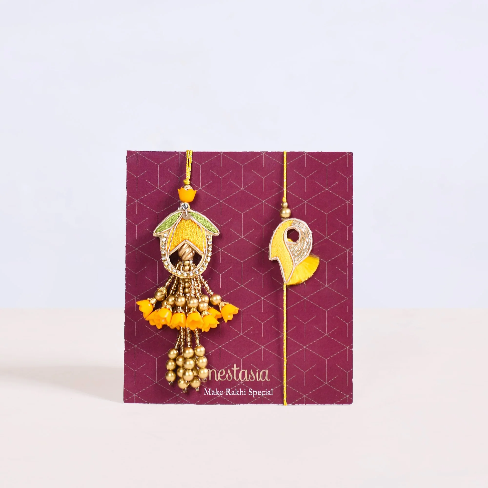 Golden Paradise Rakhi Hamper For Bhaiya Bhabhi - Image 5