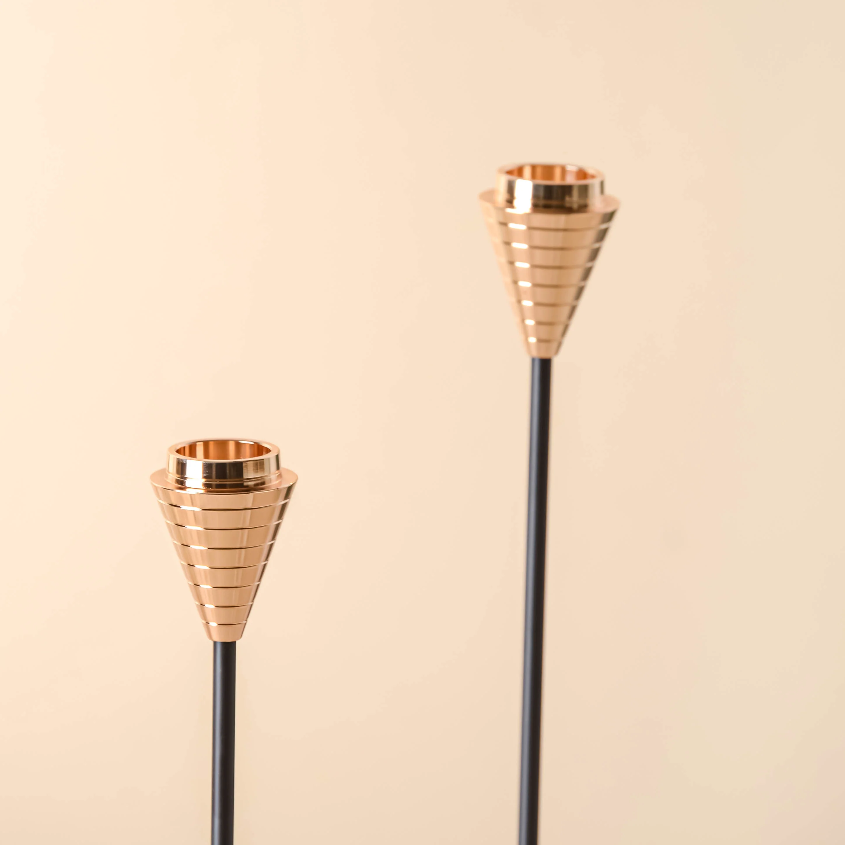 Golden Tip Candle Stand Set Of 3 - Image 14