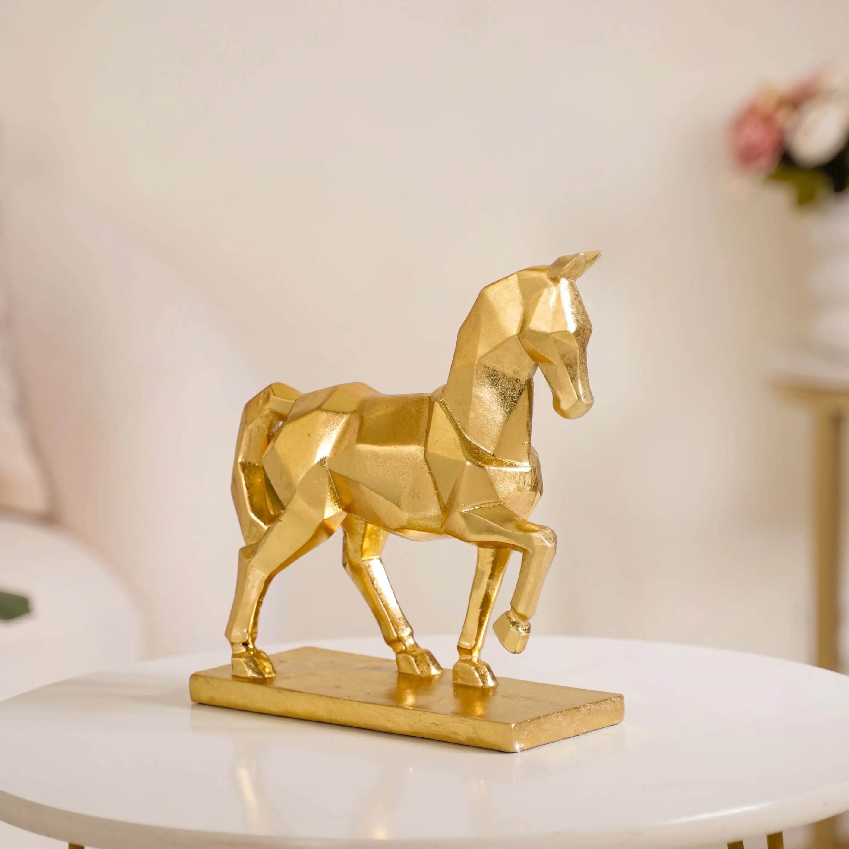 Golden Trotting Horse Decor - Image 7