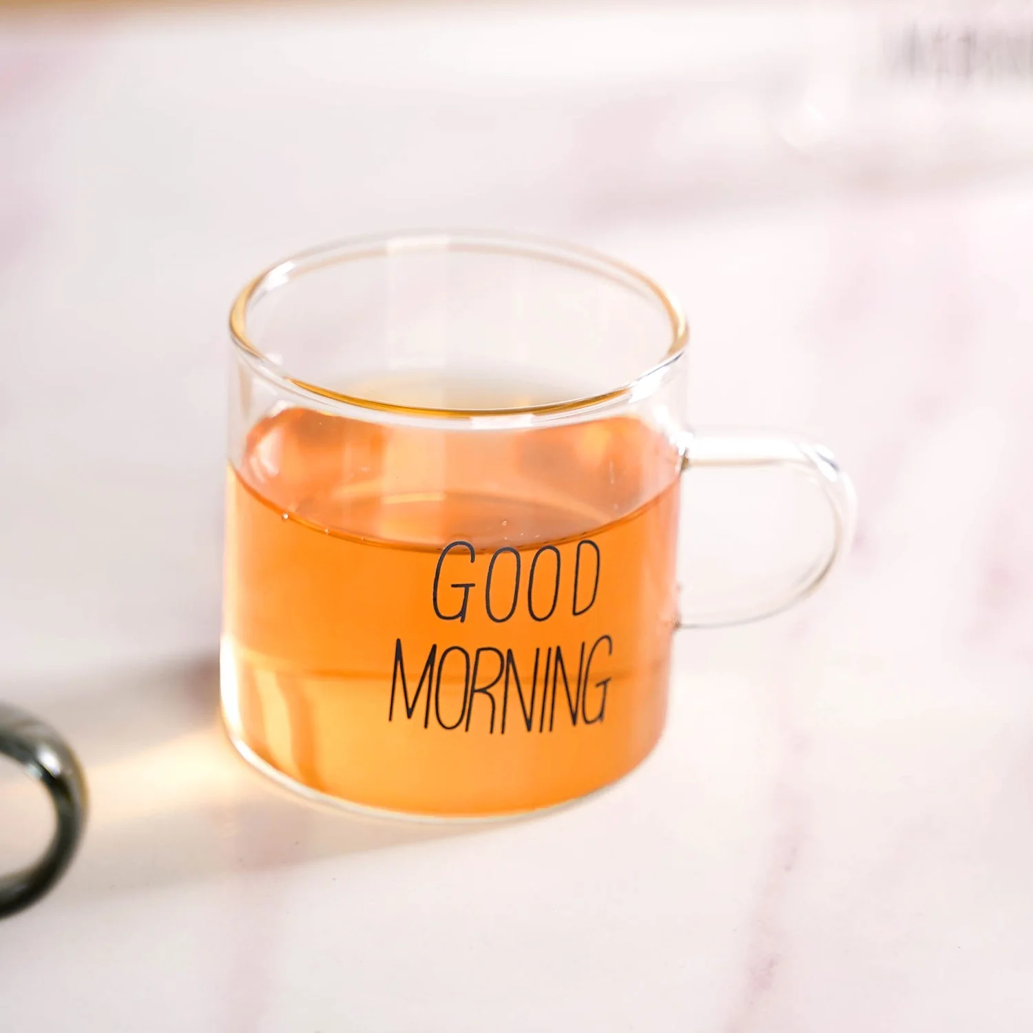 Good Morning Assorted Multicolour Handle Tea Cups Set Of 6 130ml - Image 11