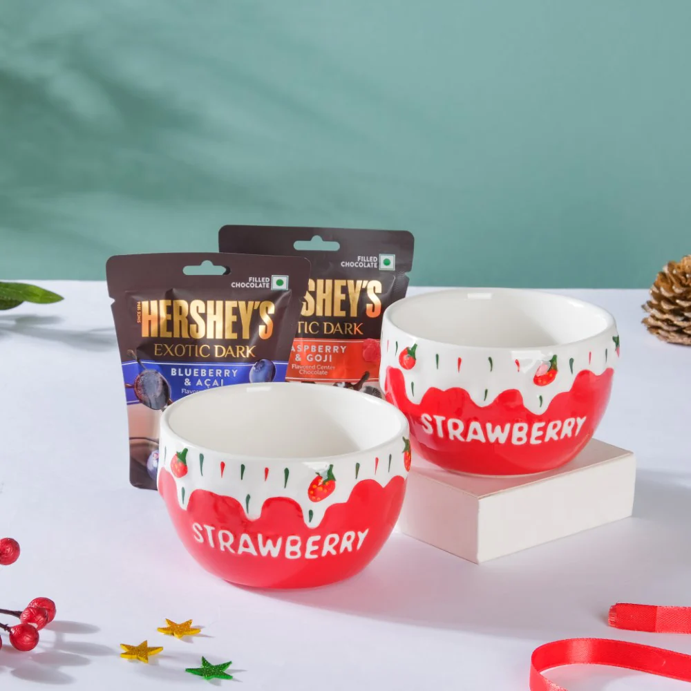 Gourmet Chocolate And Bowl Christmas Hamper Set Of 4 - Image 6