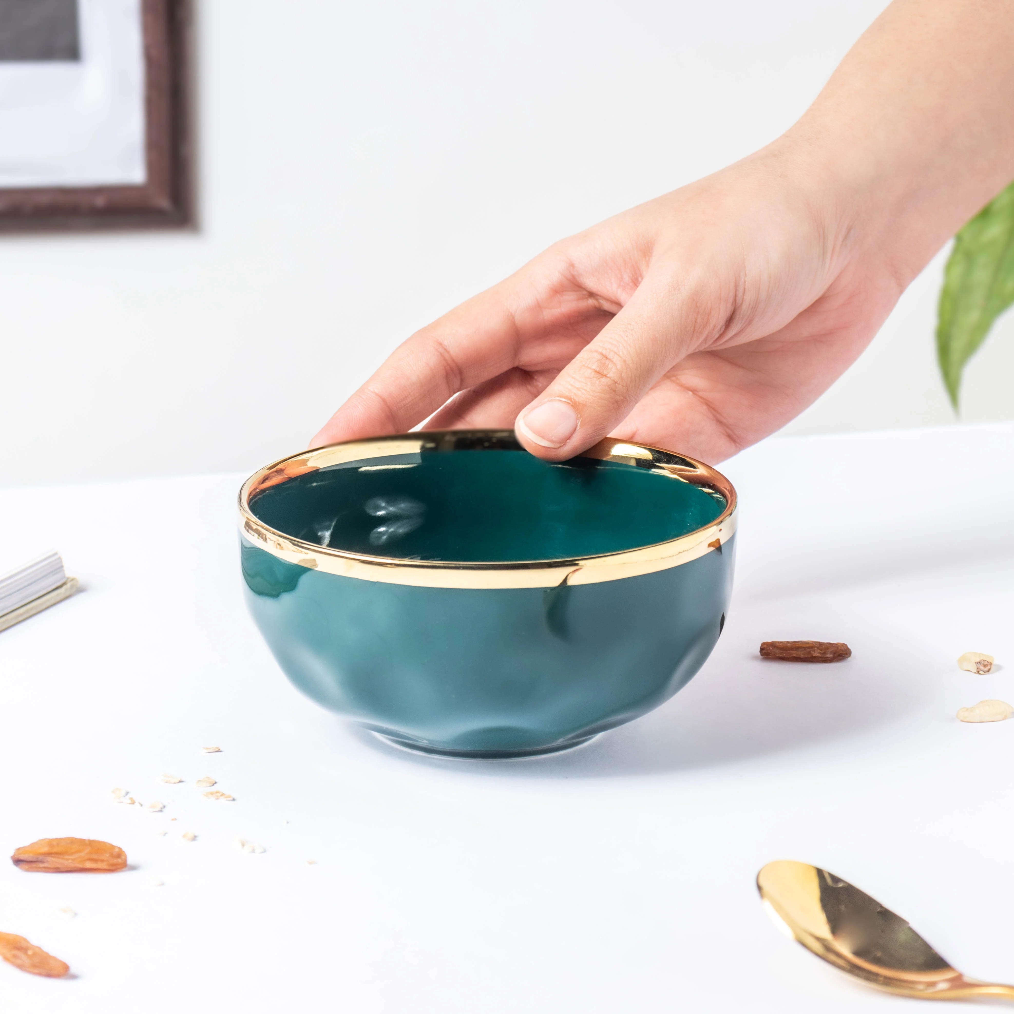 Greenwave Ceramic Soup Bowl - Image 2