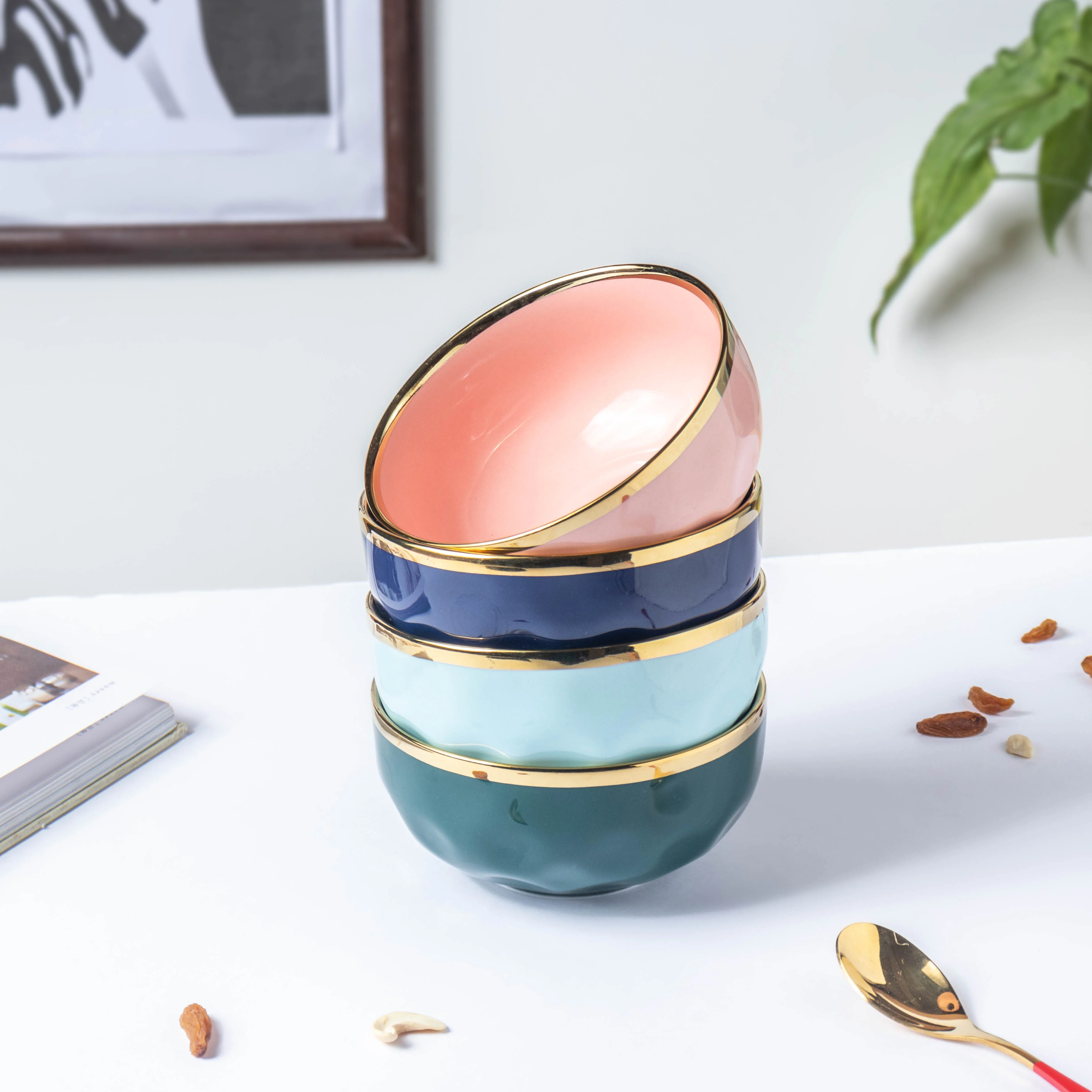 Greenwave Ceramic Soup Bowl - Image 8