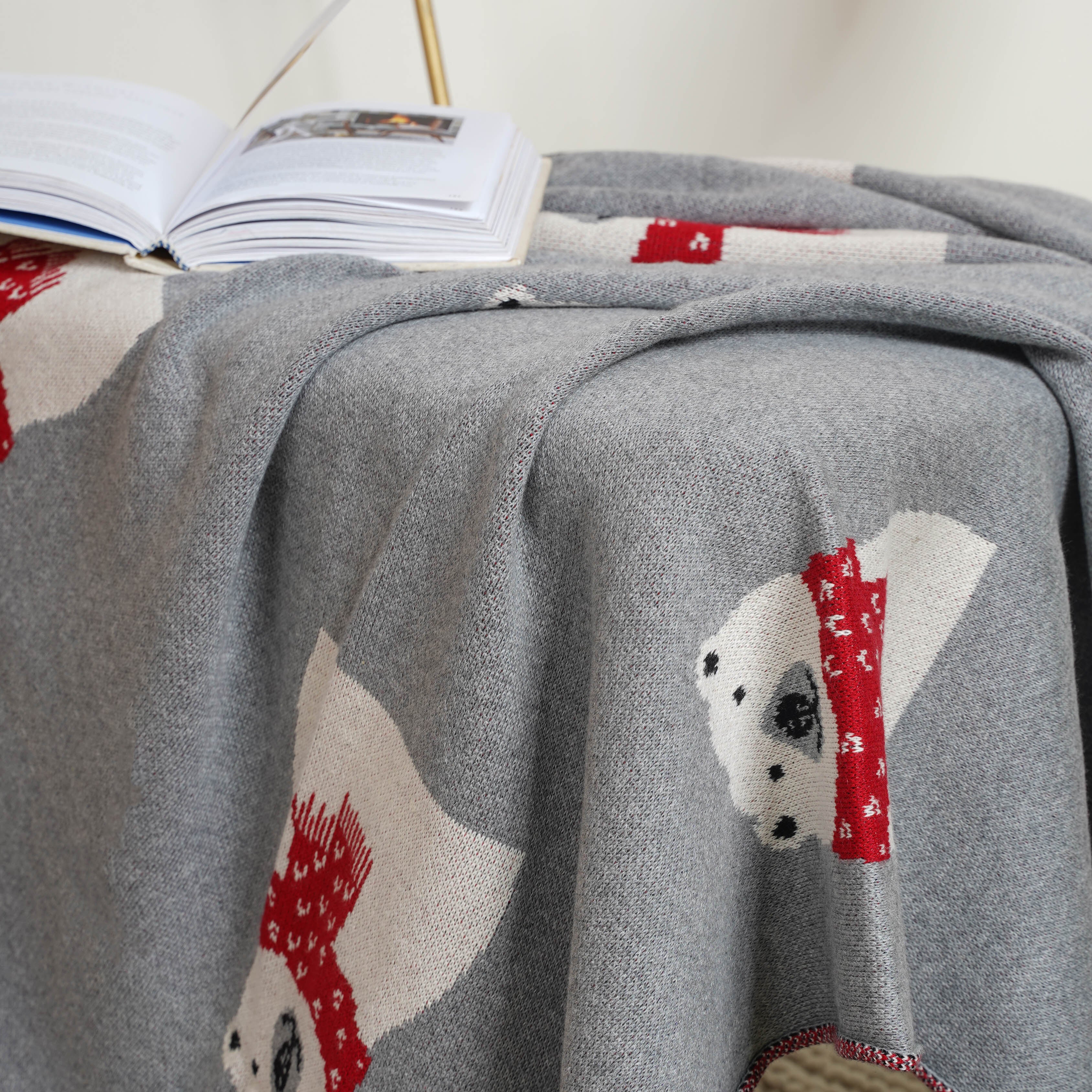 Grey Throw Cover - Image 3