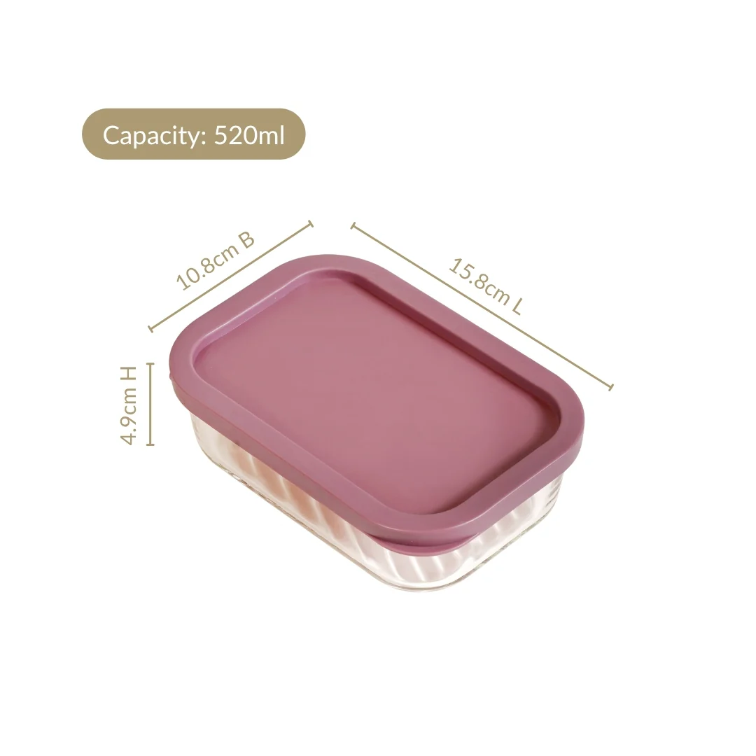 Groovo Food Storage Container Set Of 4 520ml - Image 4