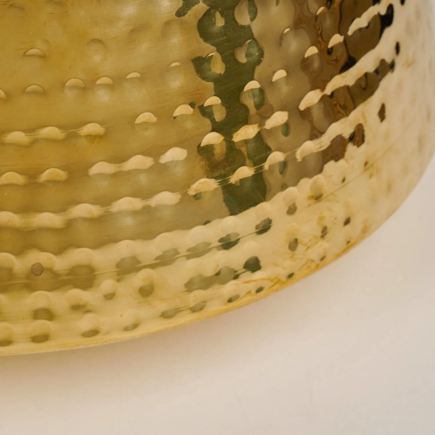 Hammered Pure Brass Biriyani Handi Lagan With Lid 4000ml - Image 8