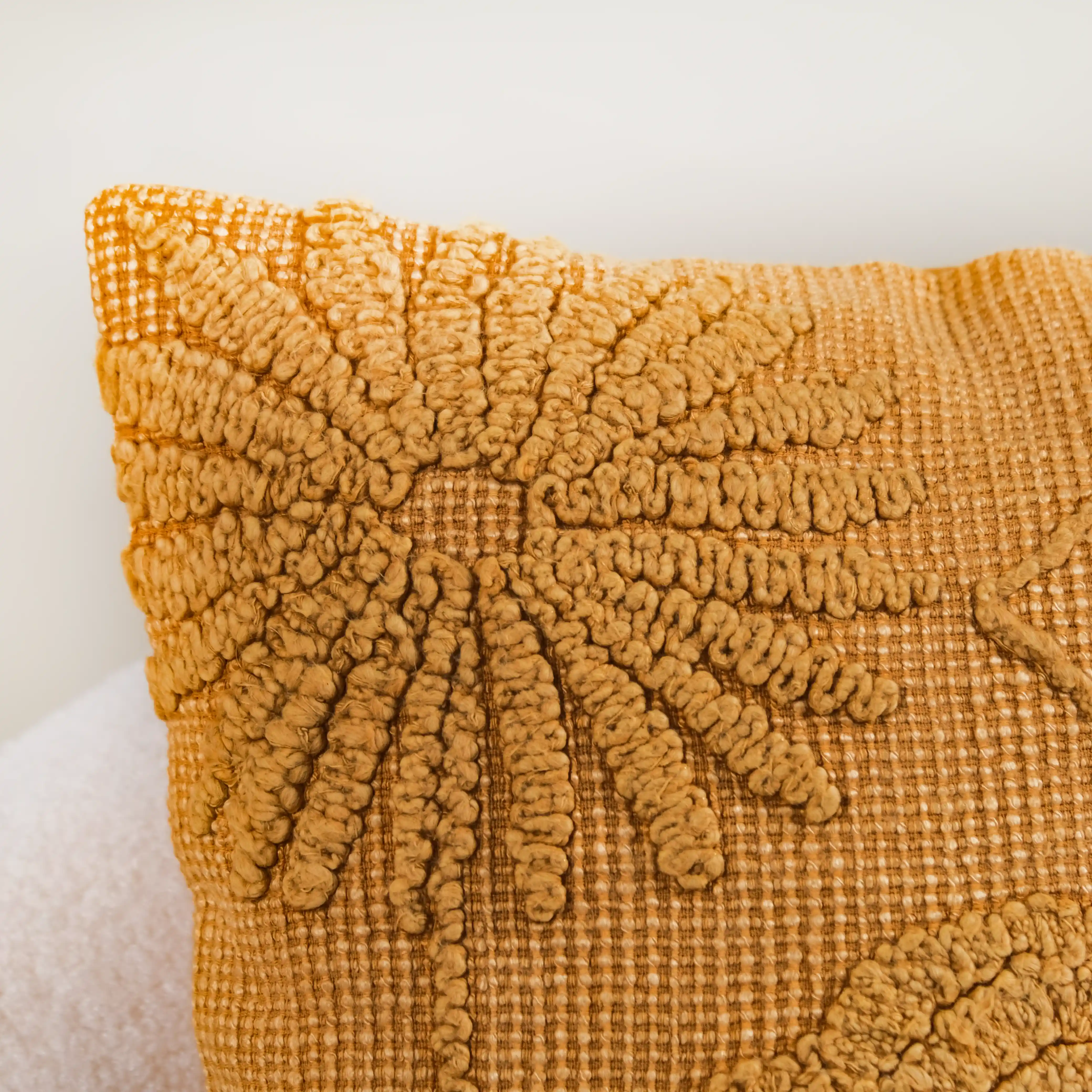 Handwoven Earth Tones Cushion Cover Set Of 3 16x16 Inch - Image 4