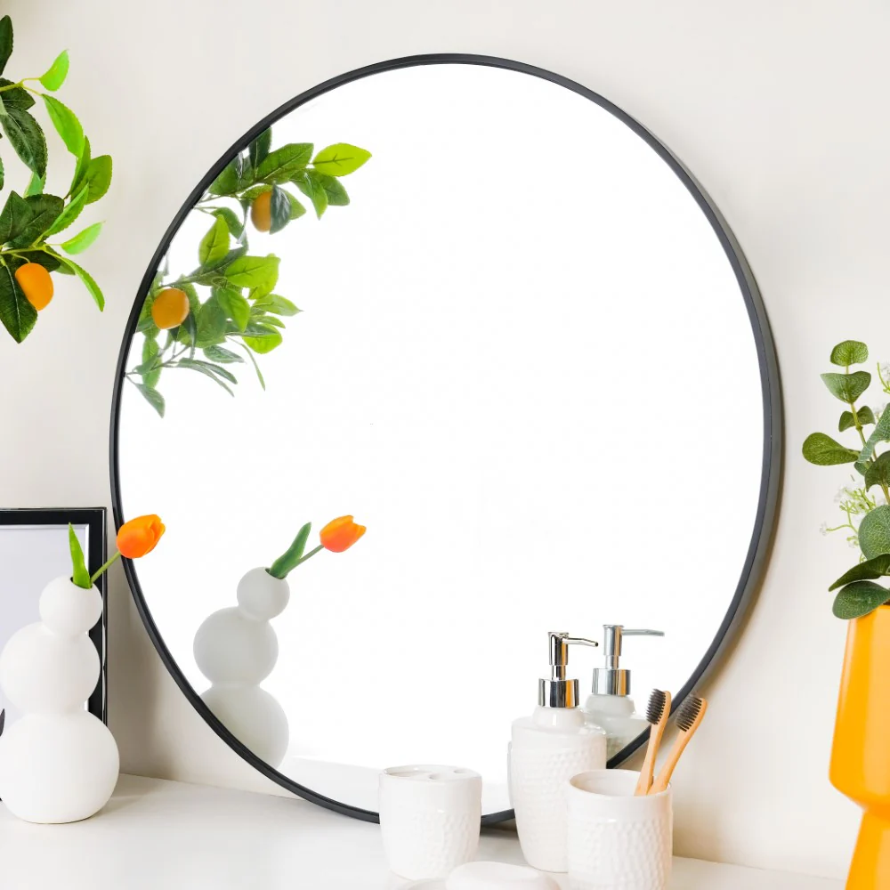 Hanging Mirror Black 27 Inch - Image 11