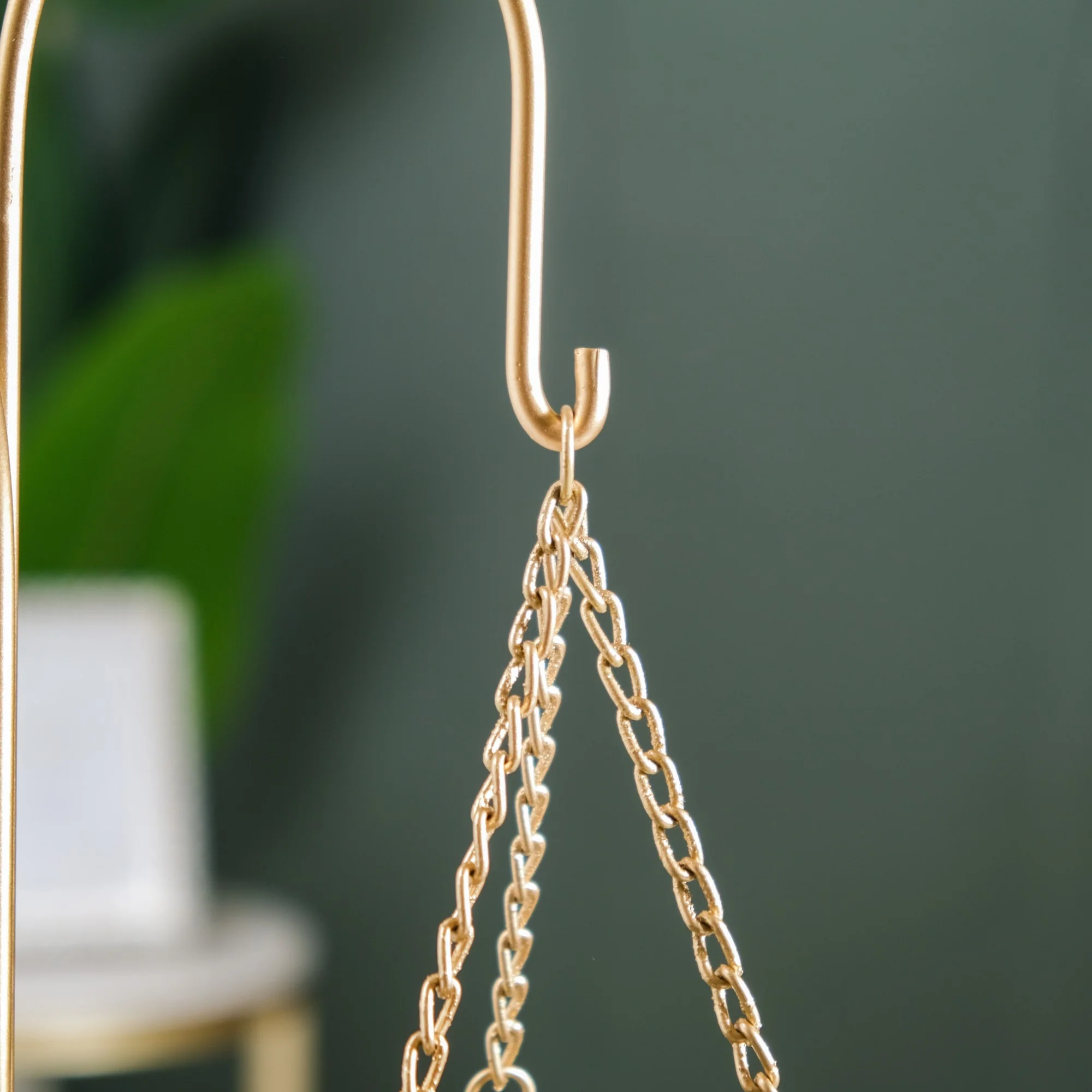 Hanging Tealight Holders With Stand Champagne Silver - Image 5