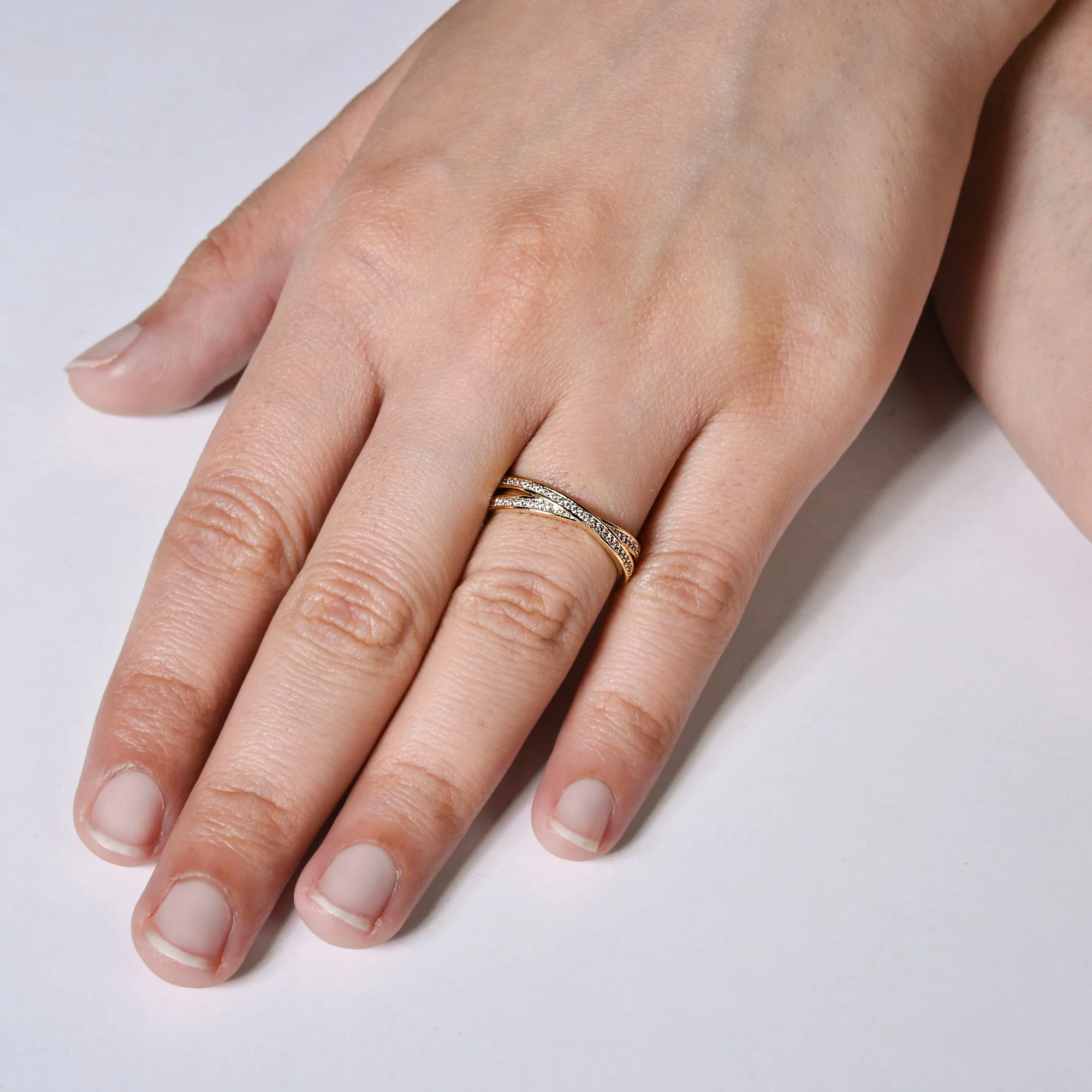 Harmony Crisscross Ring - Image 2
