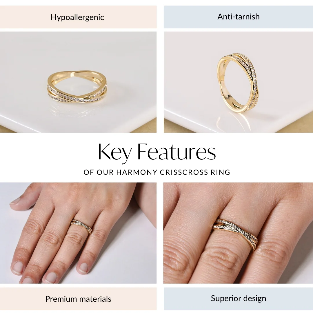 Harmony Crisscross Ring - Image 4