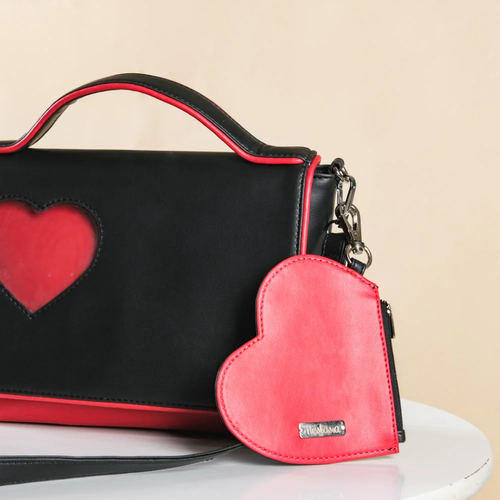 Heart Card Holder Coin Purse - Image 2