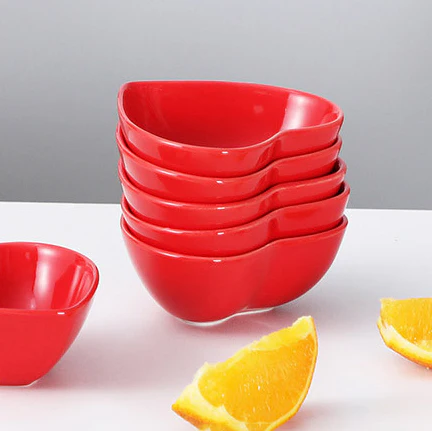 Heart Shaped Bowls Set of 6 - Image 7