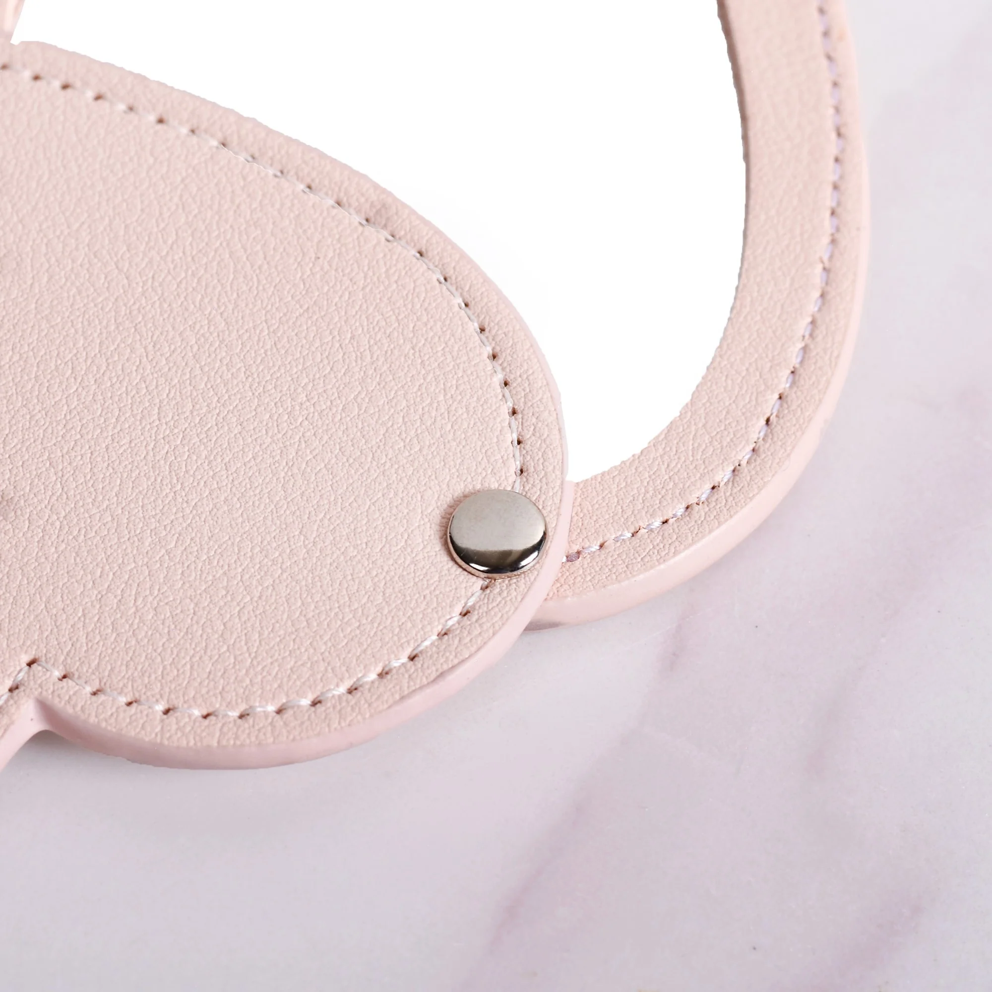 Heart Shaped Pocket Mirror Pink - Image 5