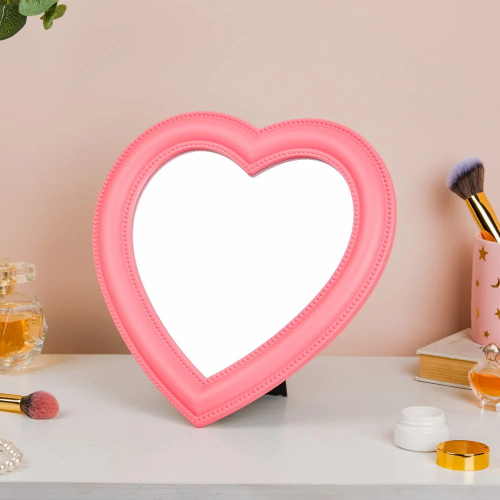 Hearty Desk Mirror Pink Large - Image 4