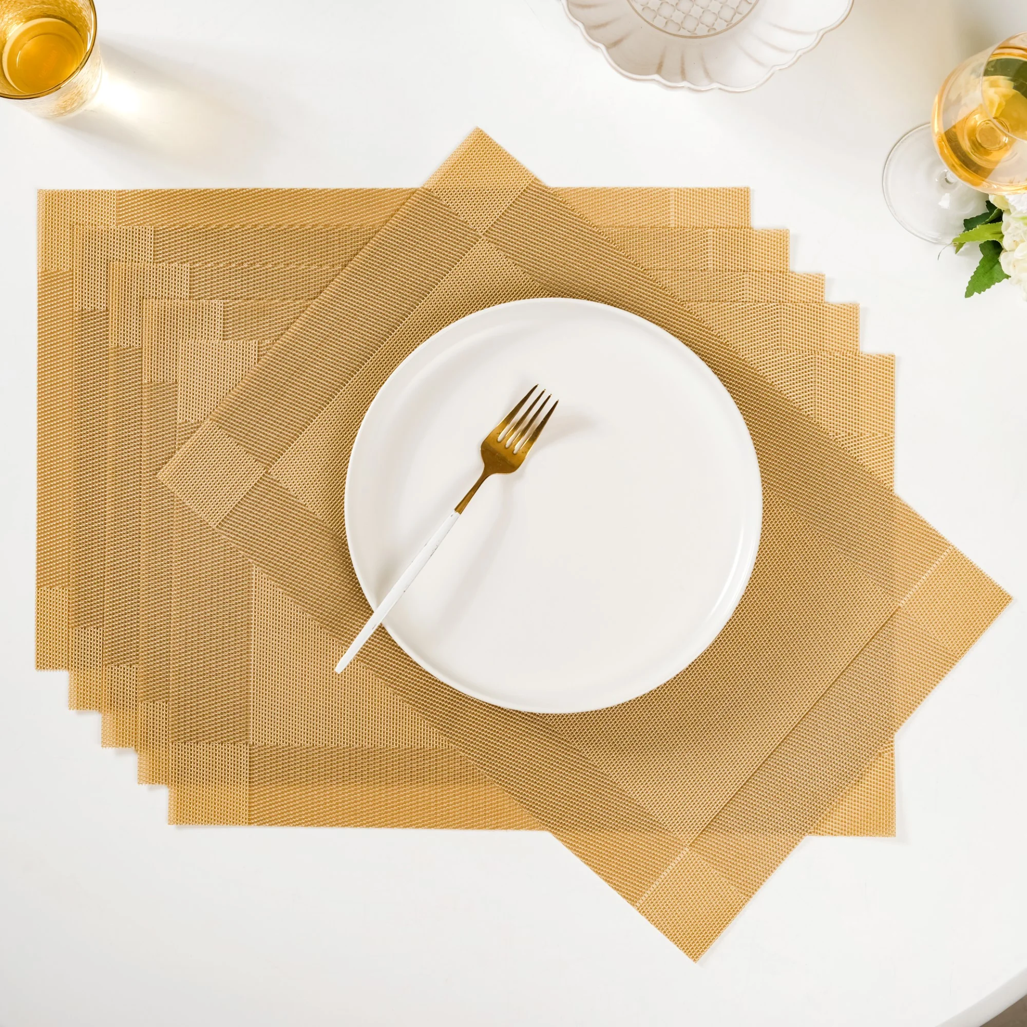Heat Resistant Reversible Table Mat Set Of 6 - Image 7