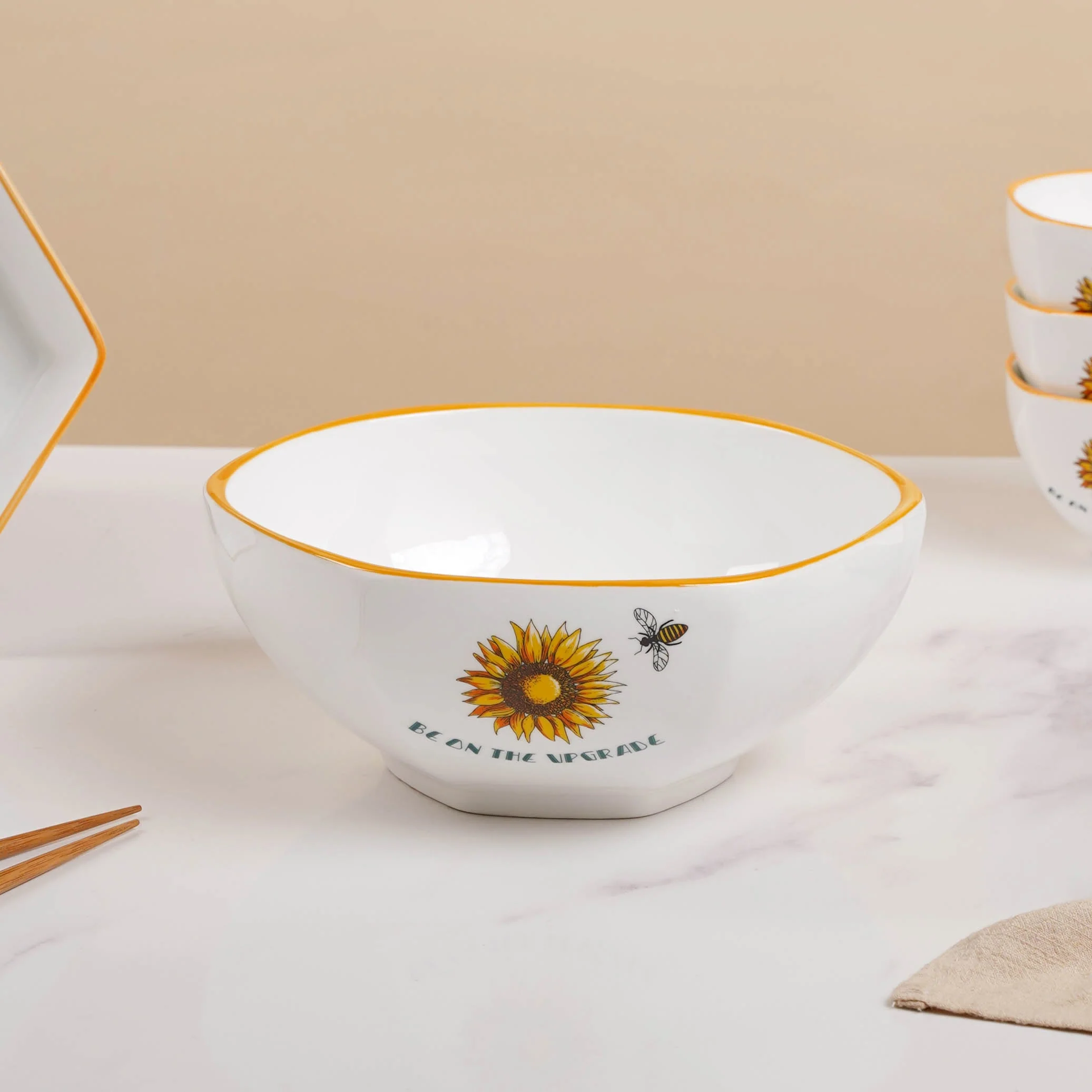 Hexagon Snack Set For 6 - Image 9