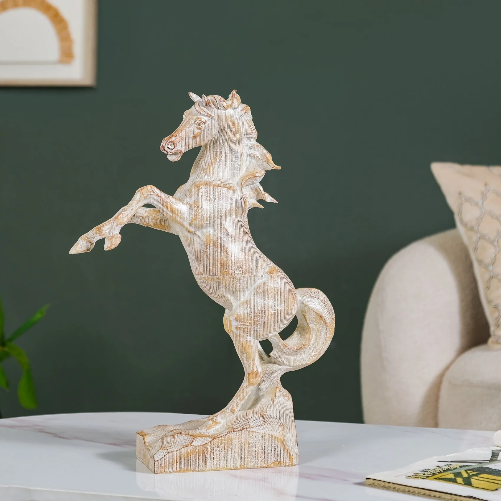Horse Sculpture For Living Room Decor - Image 3