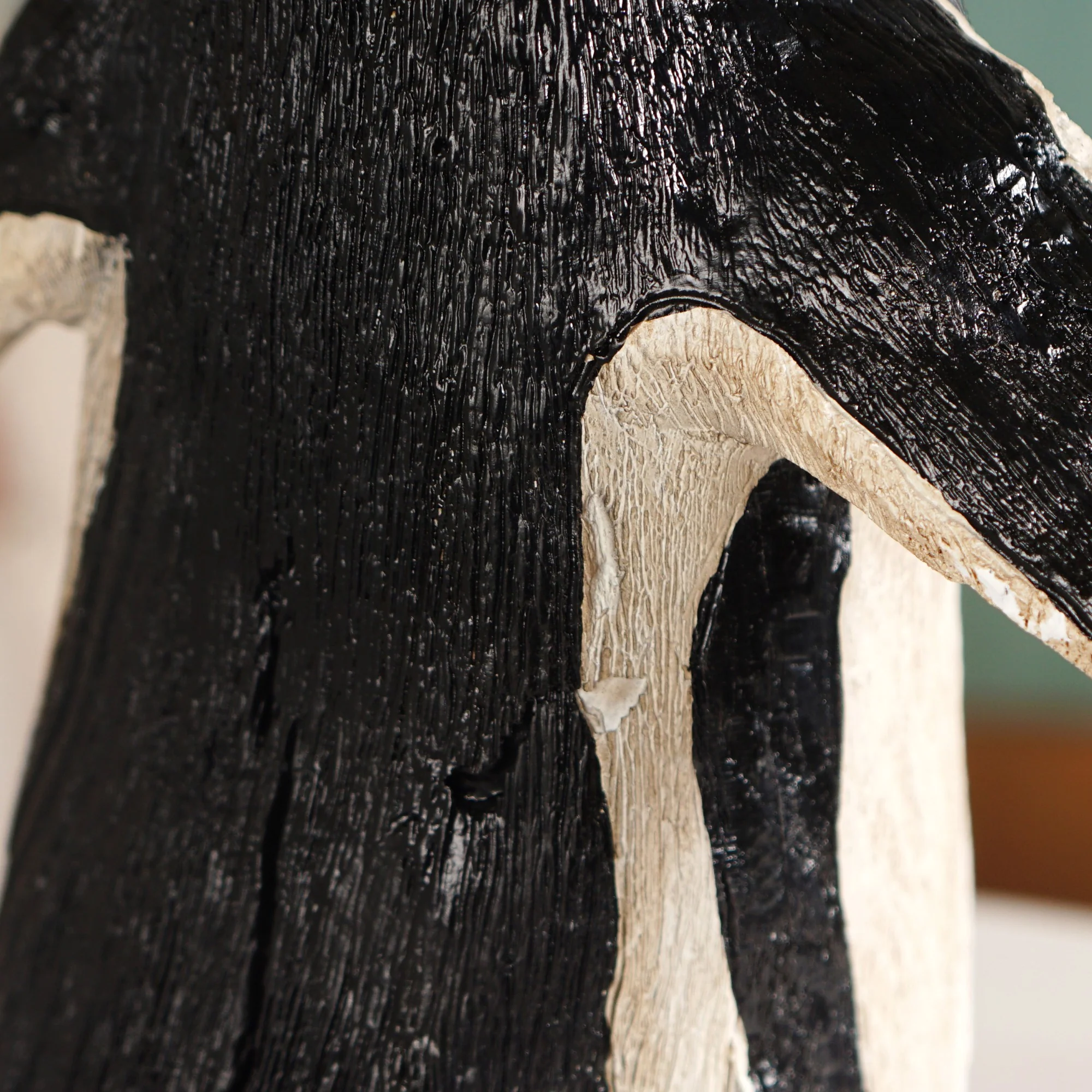 Humboldt Penguin Carved Wooden Finish Resin Decor Medium - Image 6
