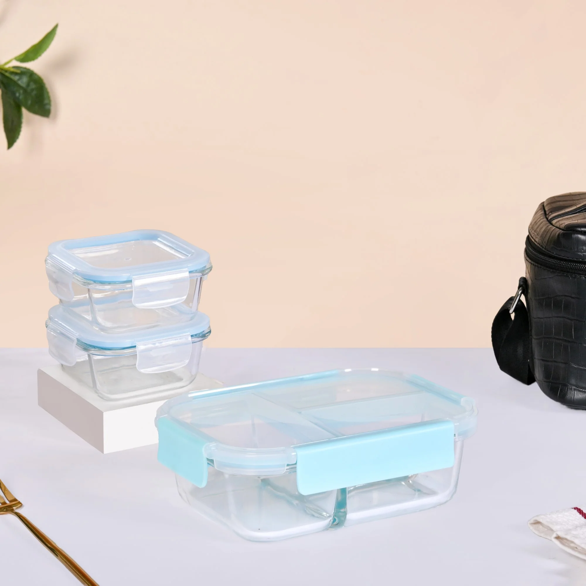 Insulated Lunch Bag With Microwave Safe Boxes - Image 9