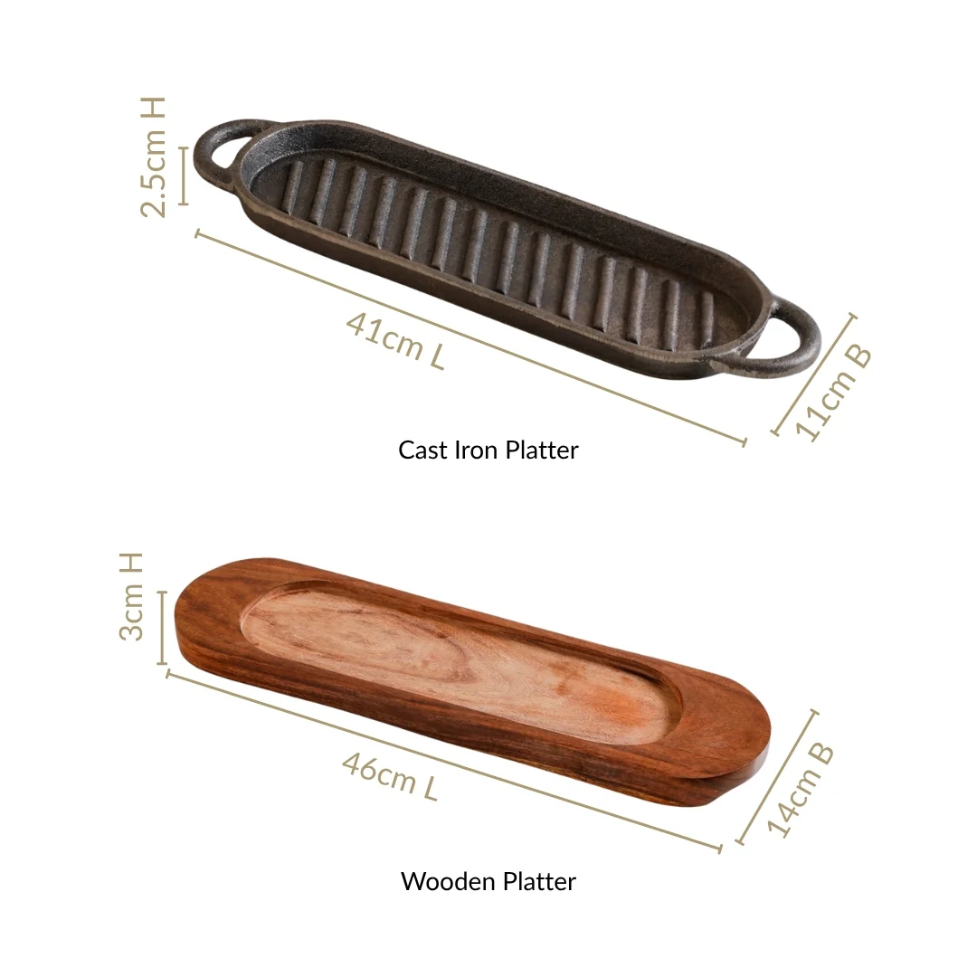 Iron Hotplate Sizzler Set - Image 4