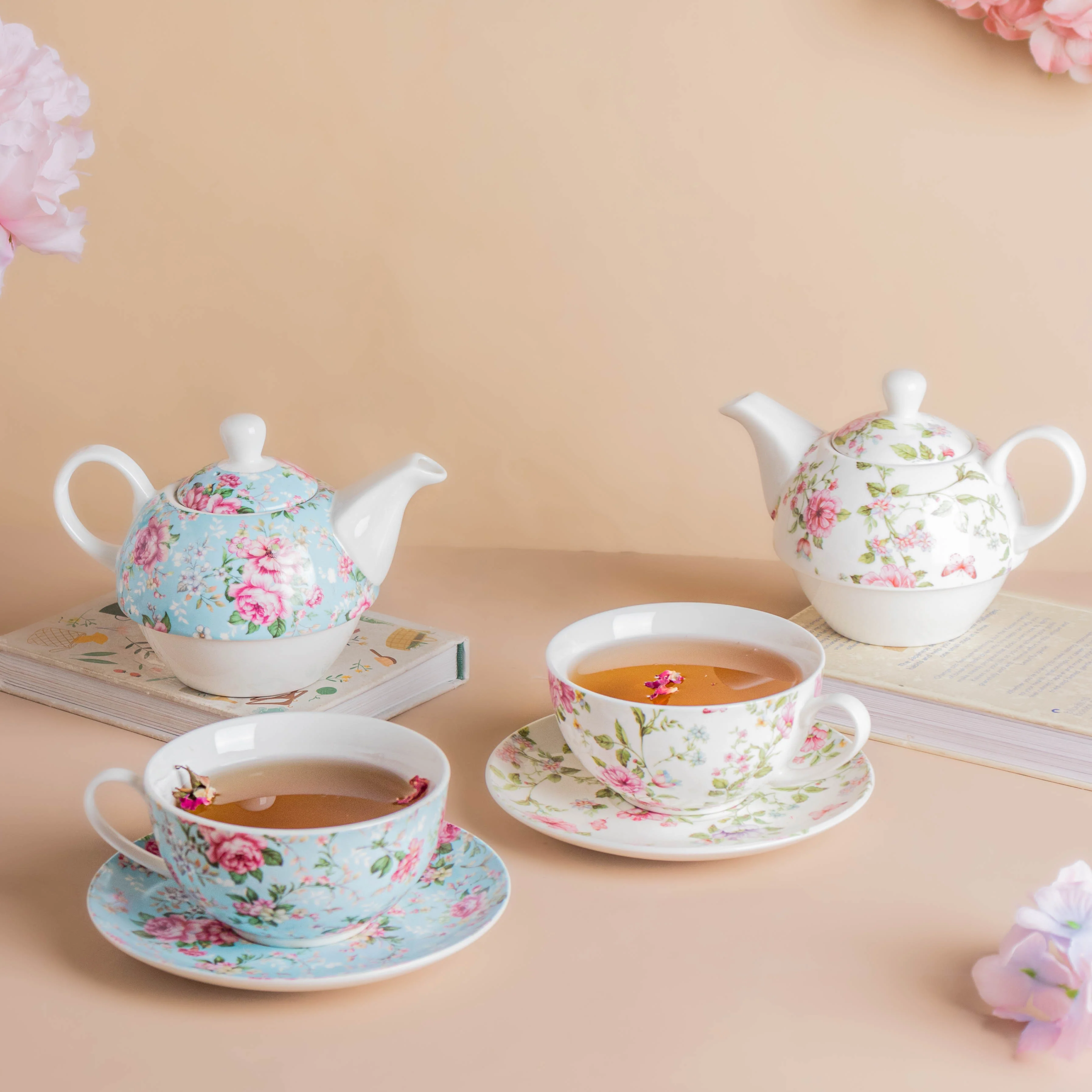 JARDIN Floral Teapot Cup and Saucer - Image 12