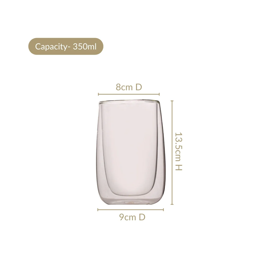 Juice Cooler Double Wall Glass Set Of 2 350ml - Image 3