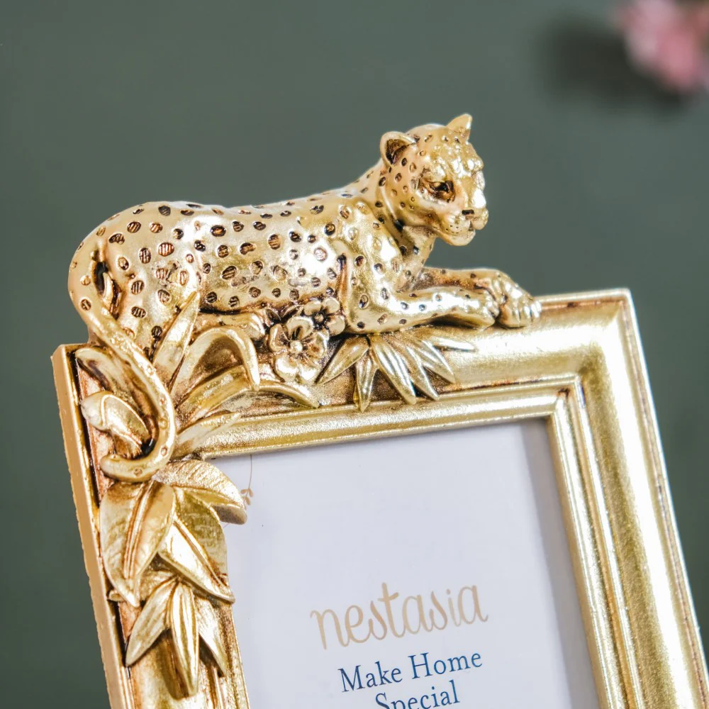 Jungle Resin Photo Frame Gold 8"x6" - Image 7