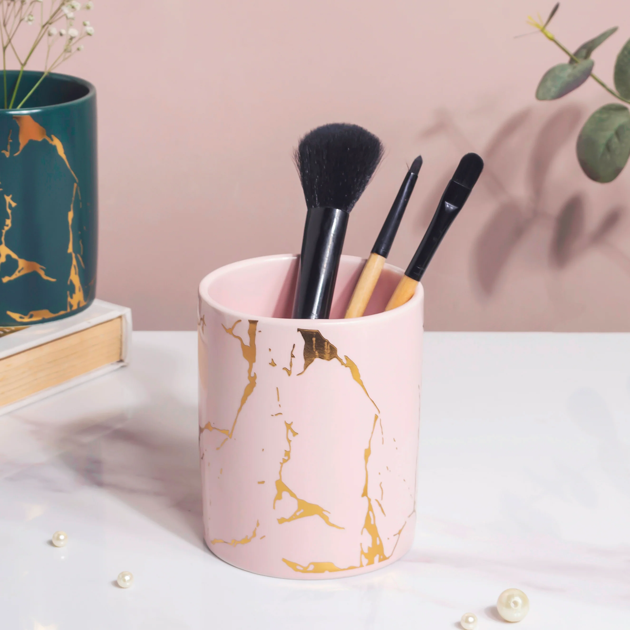 Kintsugi Ceramic Organiser Pink - Image 5
