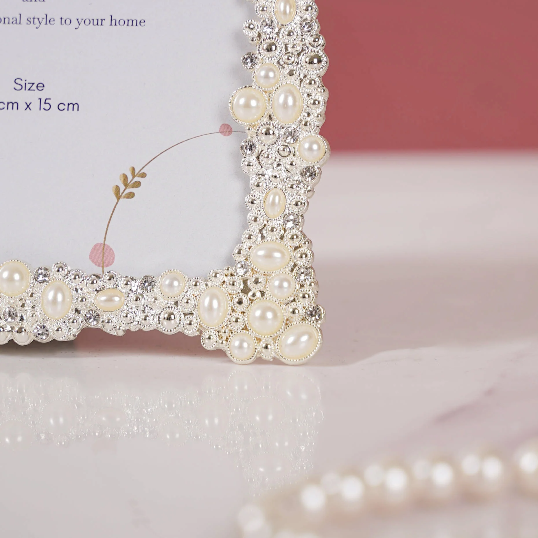 La Memoire Silver Photo Frame Small - Image 6