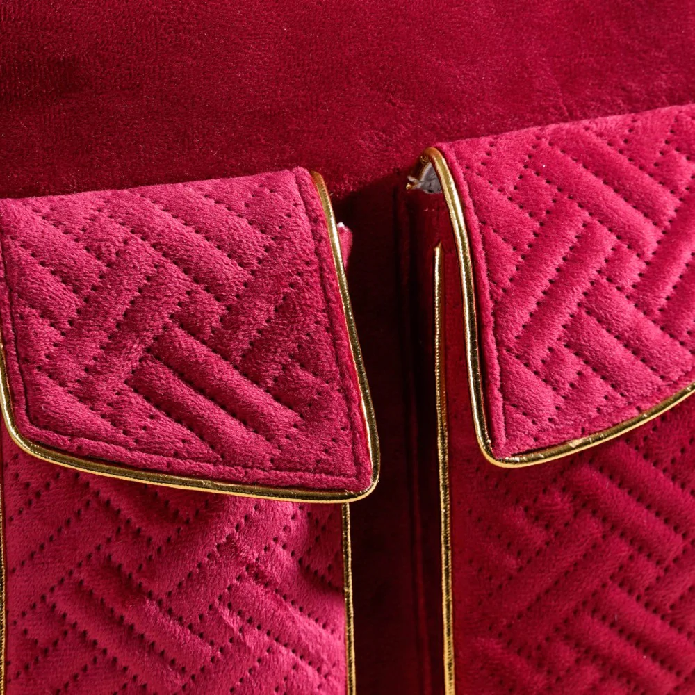 Laptop Bag Luxe Velvet Sleek Magenta Pink 14 x 10.5 Inch - Image 10