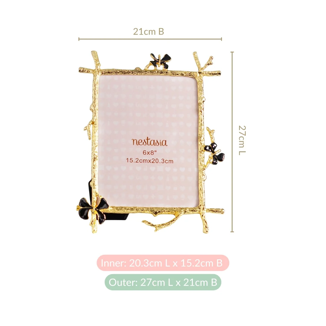 Large Black Gold Art Photo Frame 15x20cm - Image 4